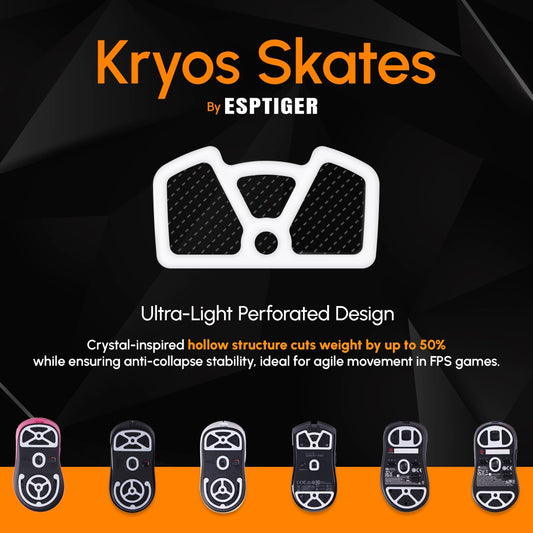 Esptiger KRYOS Mouse Skates For Logitech G PRO X Superlight 2 Dex