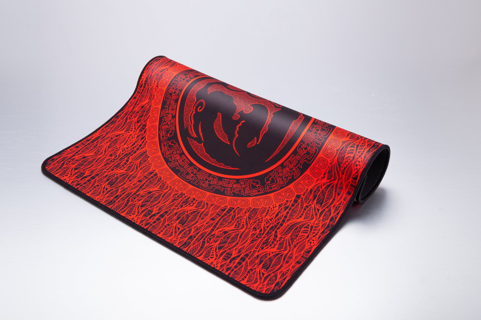 EspTiger Qingsui Xuan Gaming Mouse Pad - Large (480 x 400 x 4mm) - Stitched Edges, Non-Slip Rubber Base, Cloth Surface