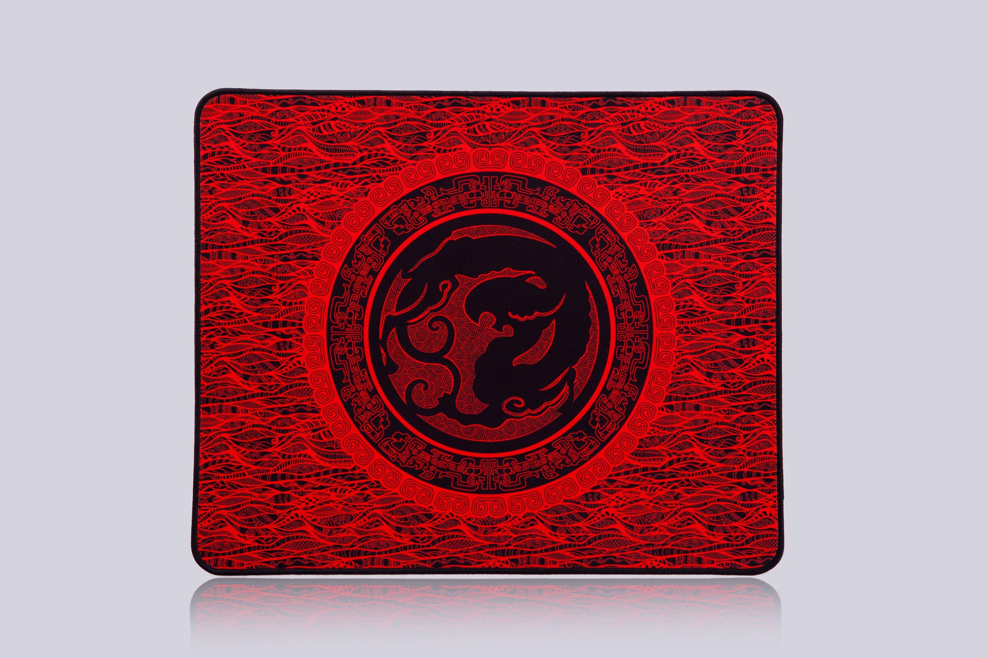 EspTiger Qingsui Xuan Gaming Mouse Pad - Large (480 x 400 x 4mm) - Stitched Edges, Non-Slip Rubber Base, Cloth Surface