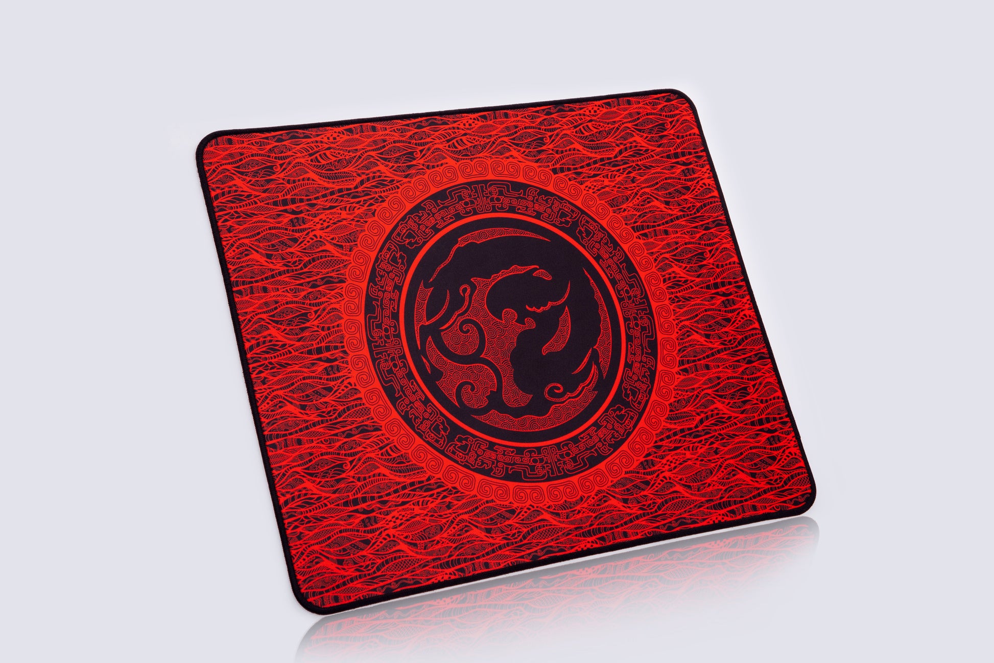 EspTiger Qingsui Xuan Gaming Mouse Pad - Large (480 x 400 x 4mm) - Stitched Edges, Non-Slip Rubber Base, Cloth Surface