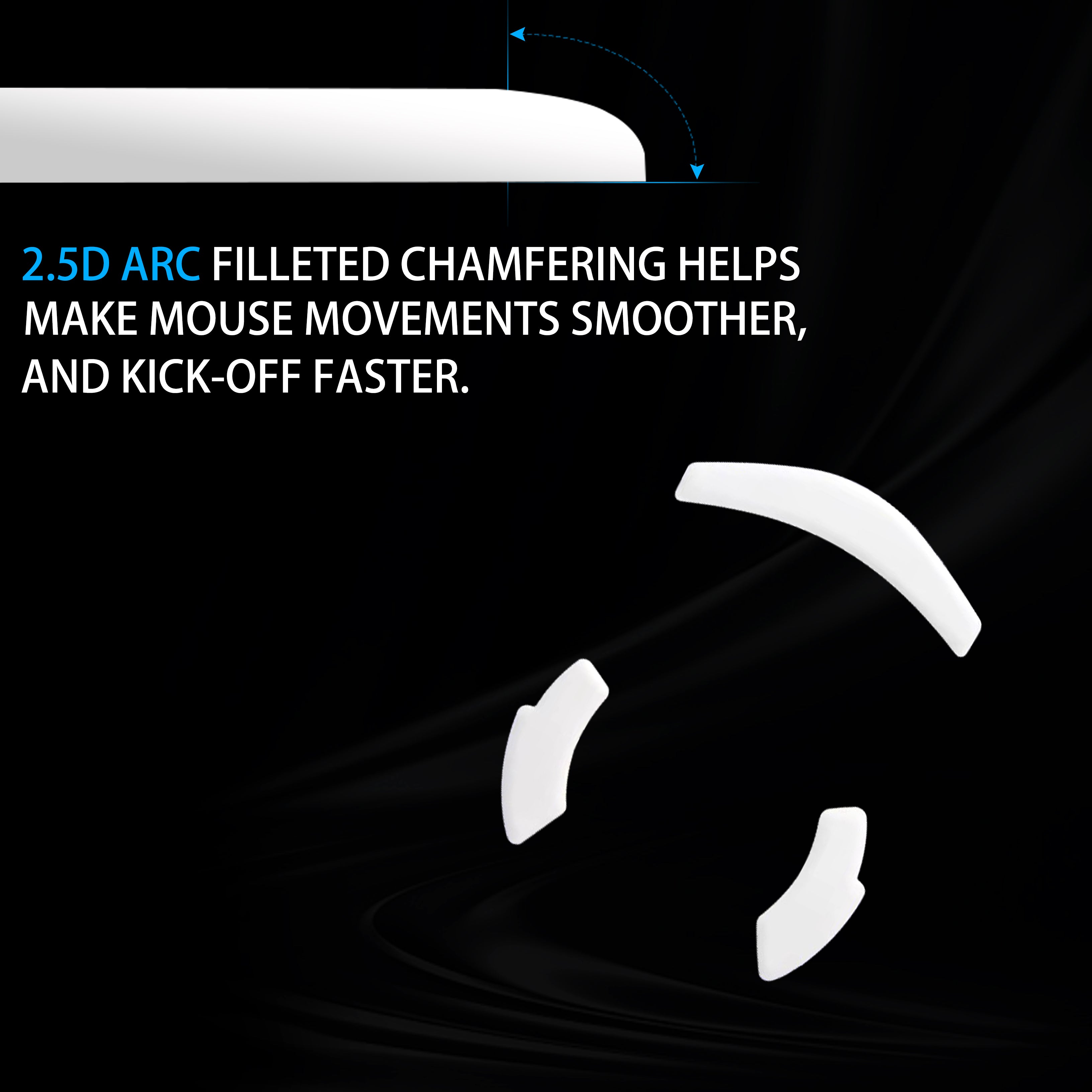 Arc 2 for Cooler Master MM710 | Mouse Skates