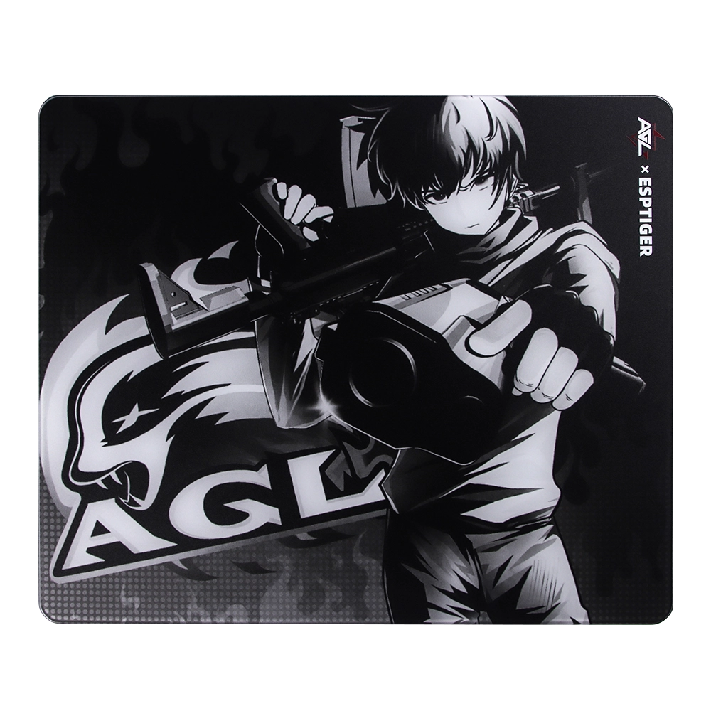 Lotus Black AGL Edition | Glass | Large Mousepad