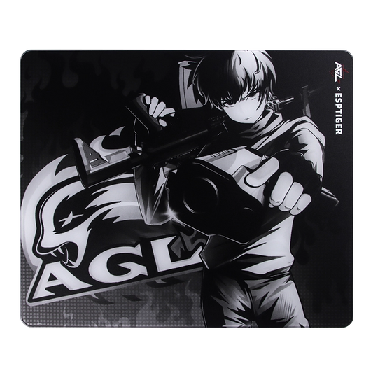 Lotus Black AGL Edition | Glass | Large Mousepad
