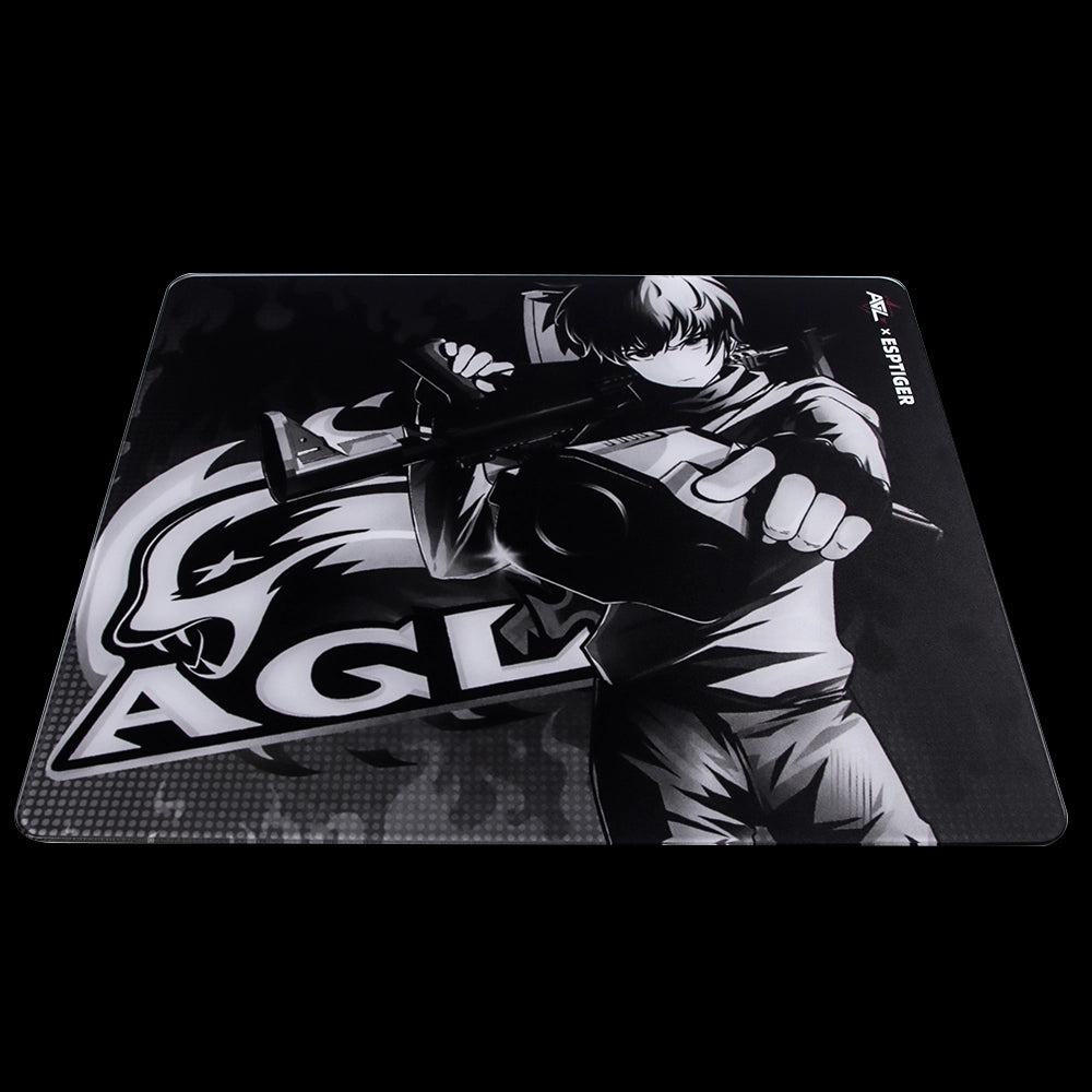 Lotus Black AGL Edition | Glass | Large Mousepad – EspTiger