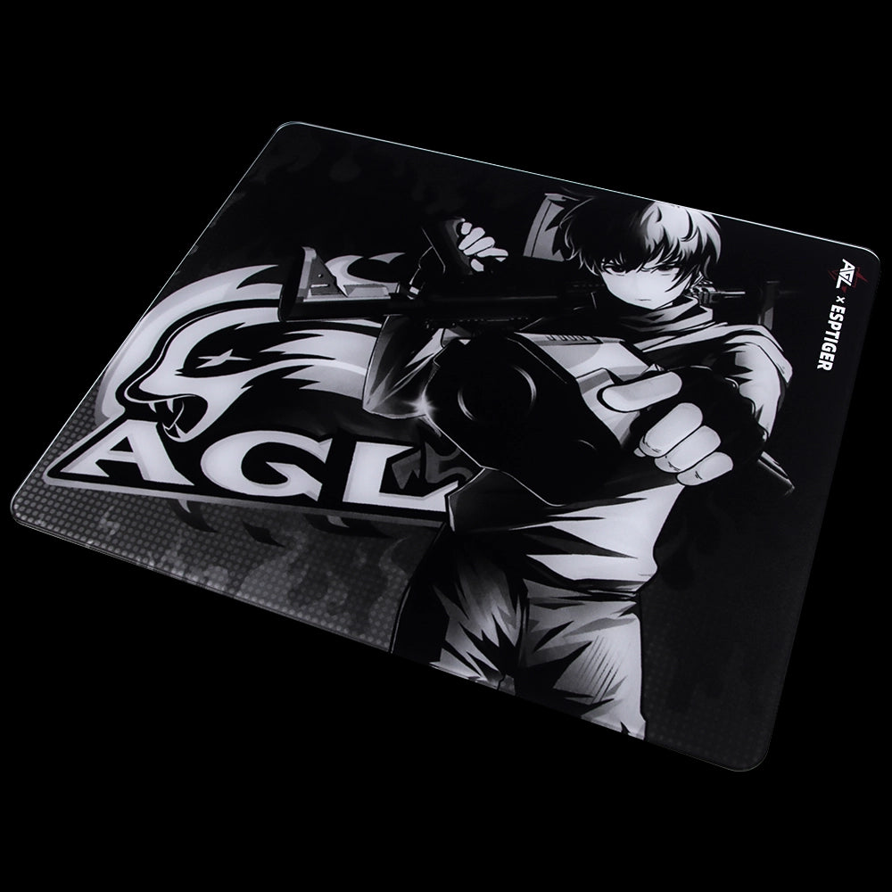 Lotus Black AGL Edition | Glass | Large Mousepad