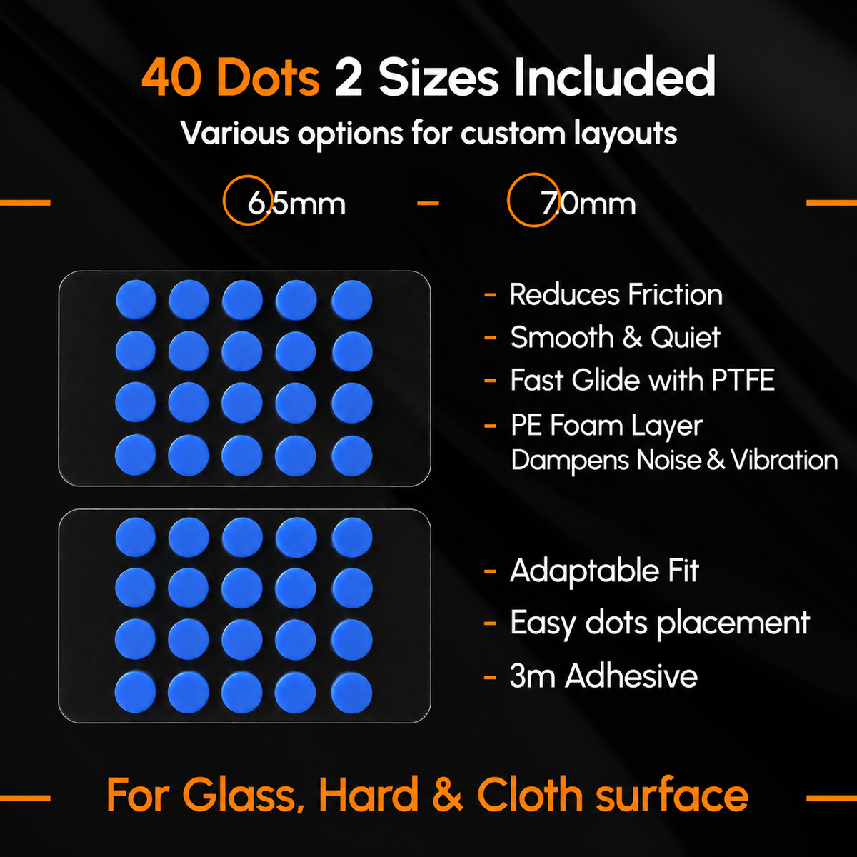 EspTiger YanZi Q Mouse Skates | UNIVERSAL | DIY Dots