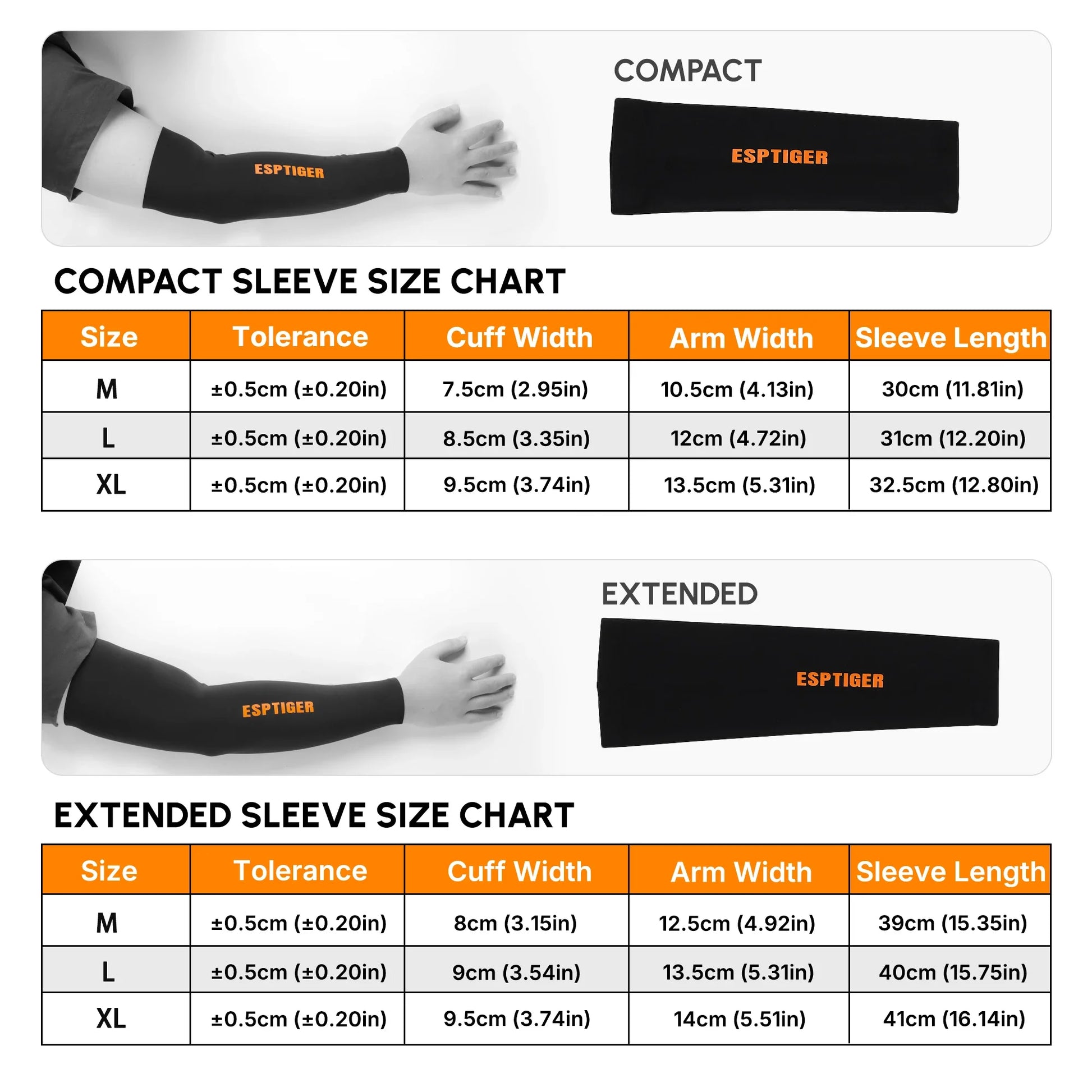 EspTiger Compact Arm Sleeve for Esports