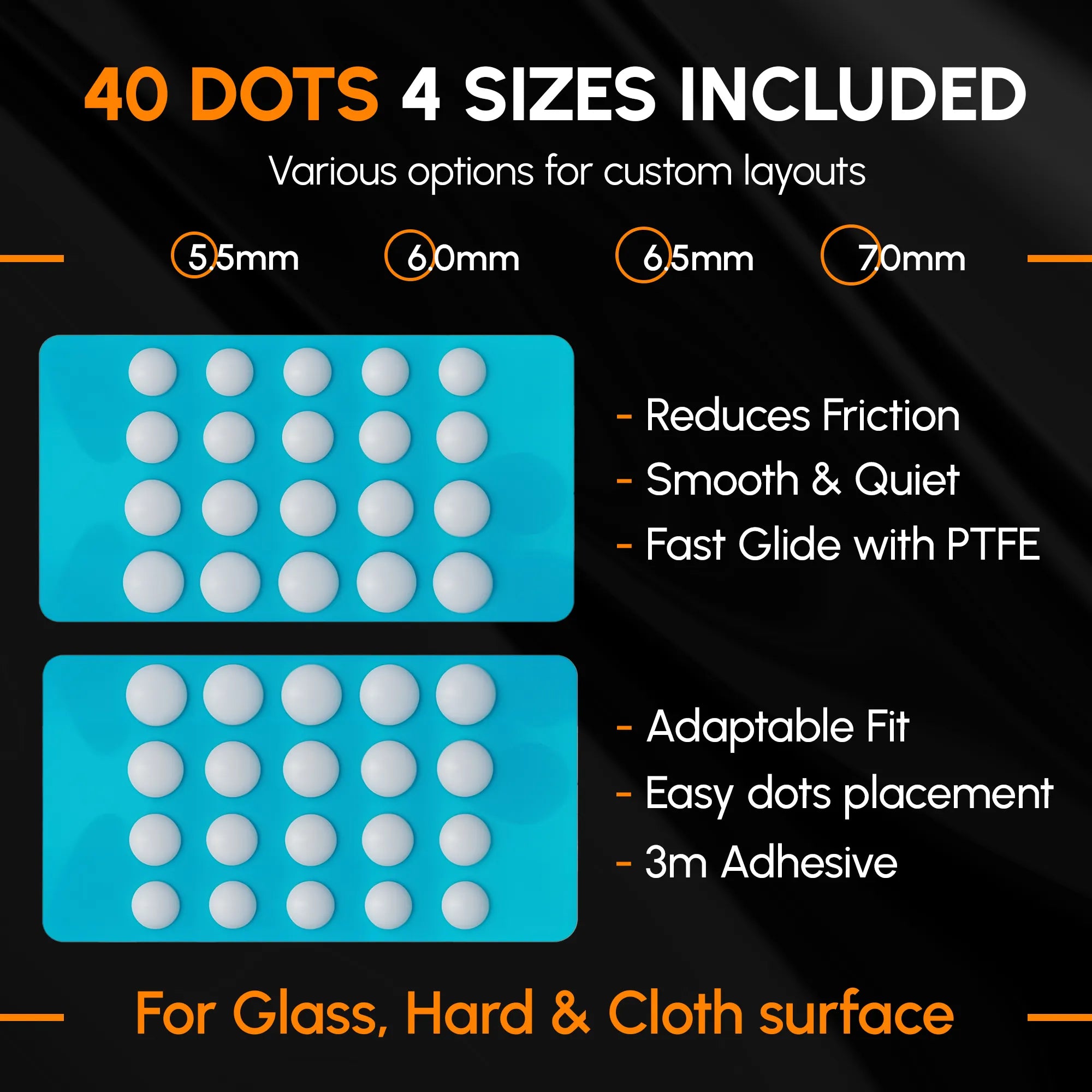 ICE V2 Mouse Skates - Universal - DIY Dots