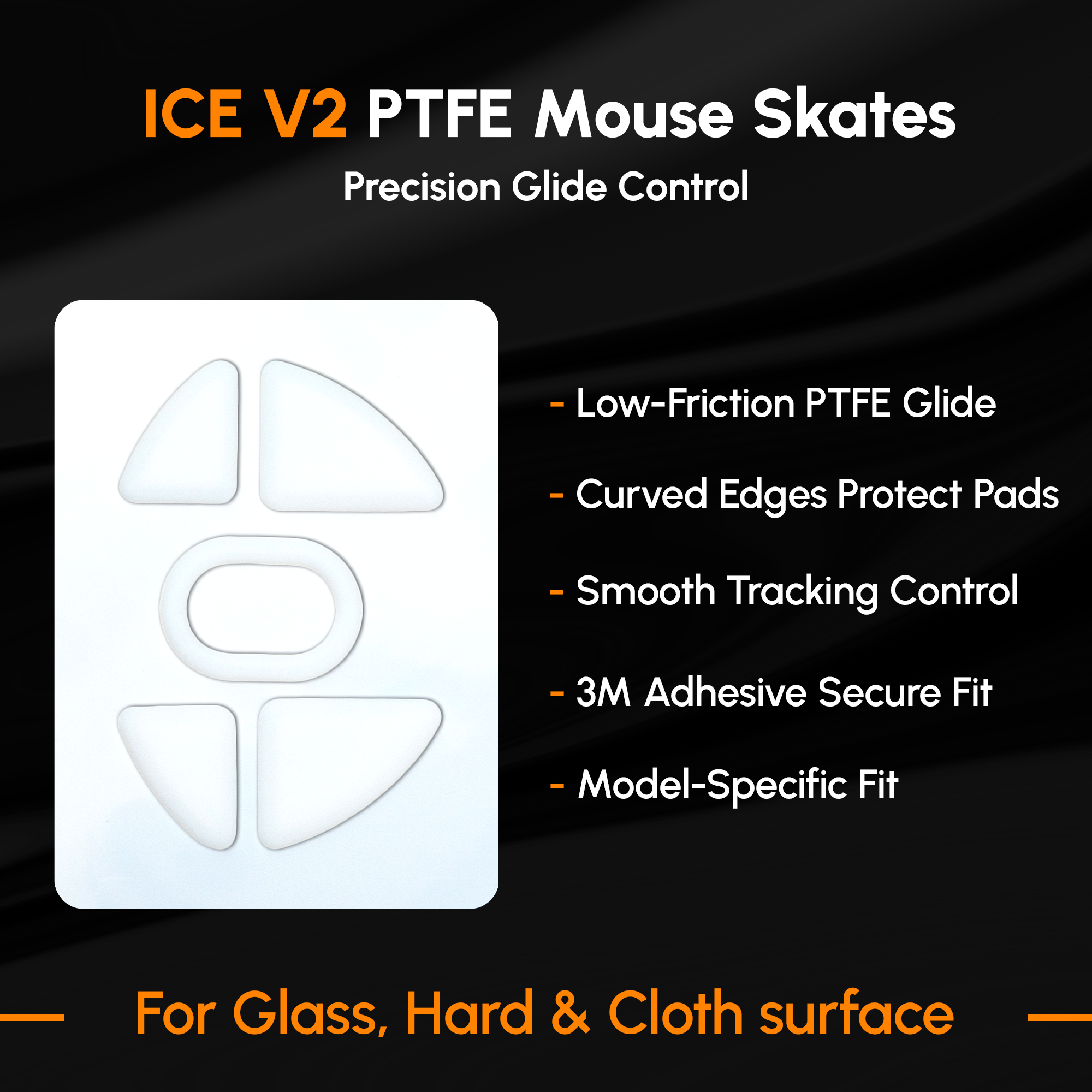 ICE V2 Mouse Skates For ATK FIERCE X