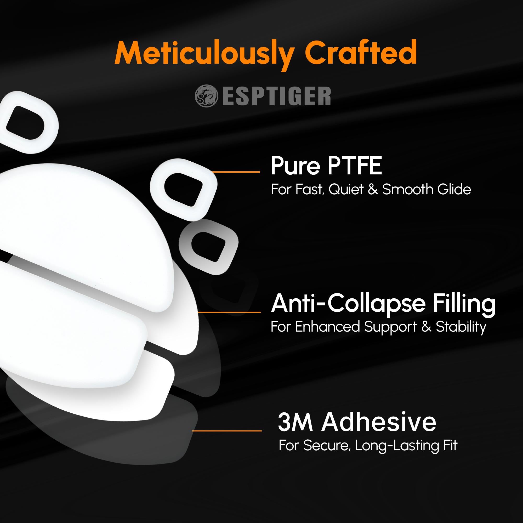 ICE V2 Mouse Skates For ATK X1 Ultimate