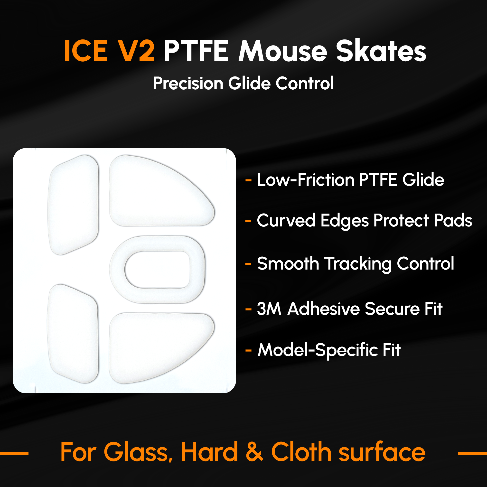 ICE V2 Mouse Skates For ATK X1 (PRO/PRO MAX/Ultra) Series
