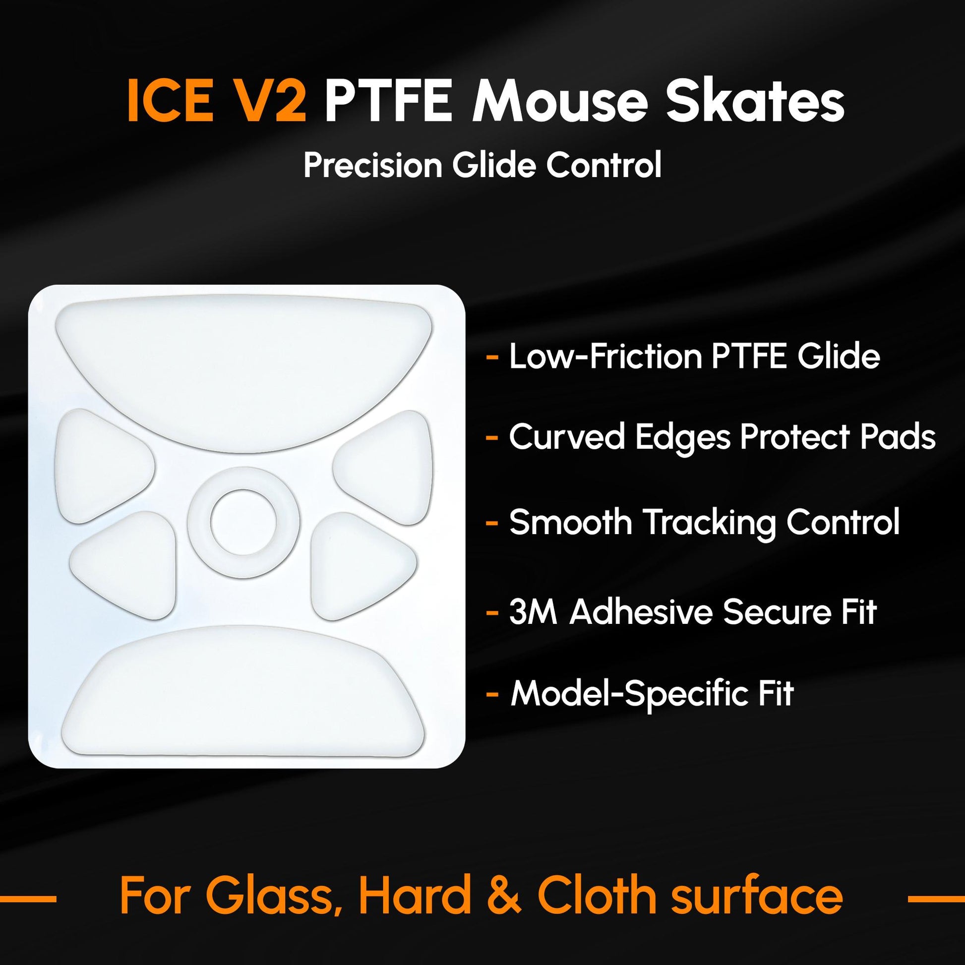 ICE V2 Mouse Skates For ASUS ROG ACE Extreme