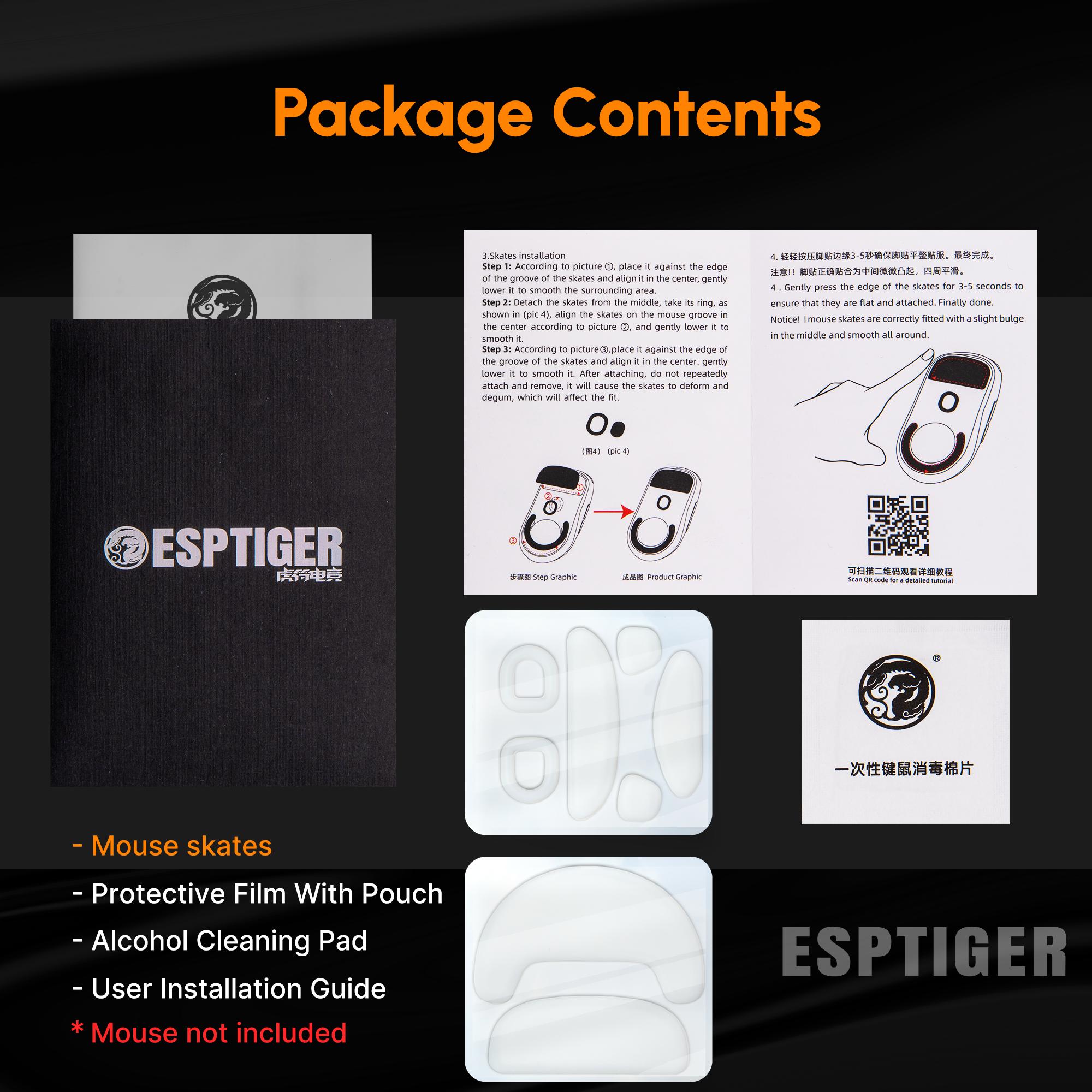 ICE V2 Mouse Skates For Endgame Gear OP1WE/4K/8K/RGB