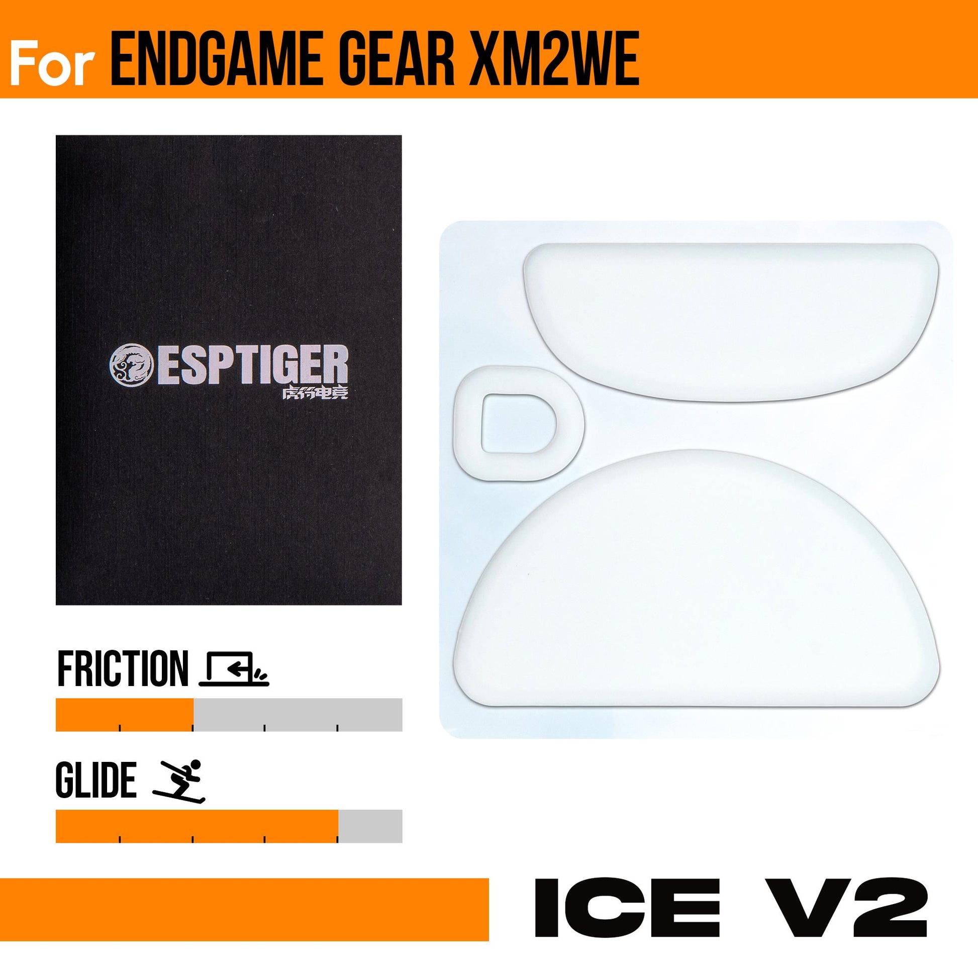 ICE V2 Mouse Skates For Endgame Gear XM2 WE