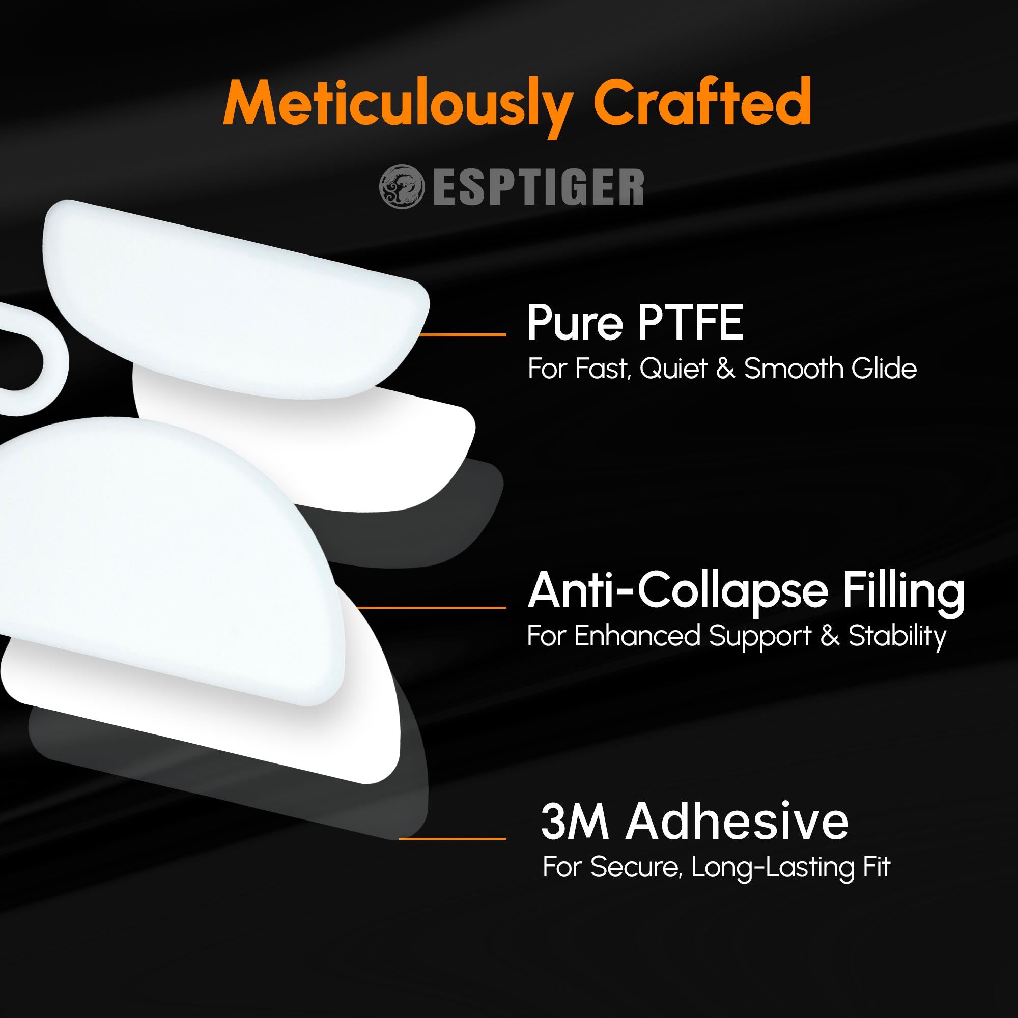 ICE V2 Mouse Skates For Endgame Gear XM2 WE