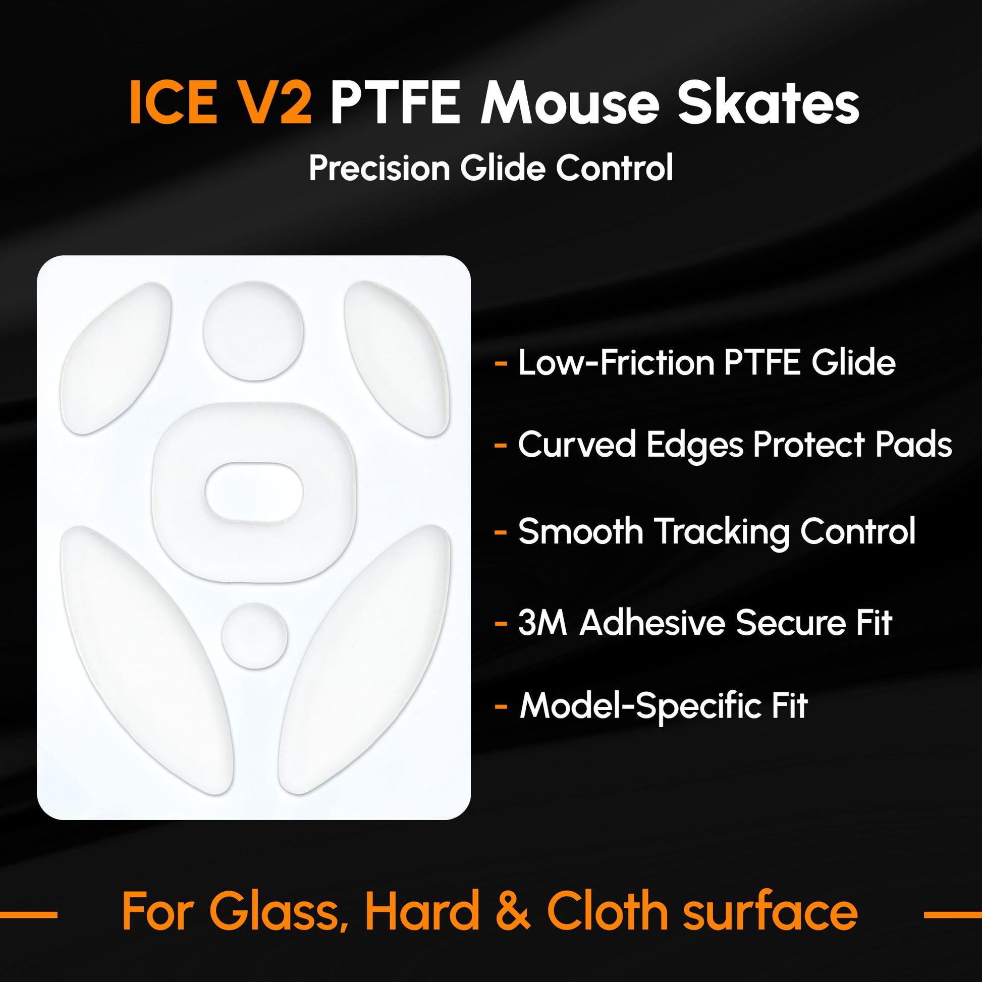 ICE V2 Mouse Skates For Fnatic THORN 4K
