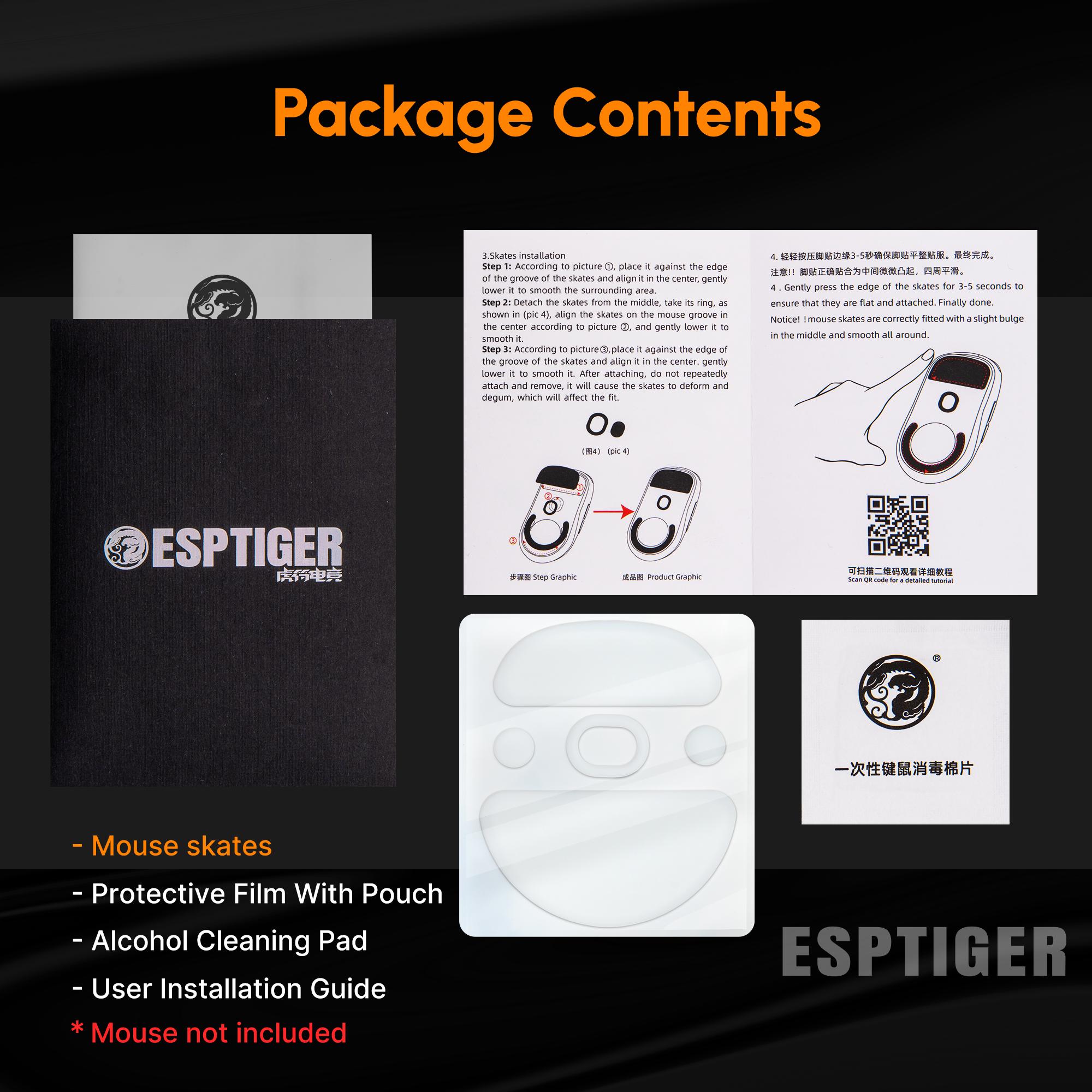 ICE V2 Mouse Skates For Lamzu Inca