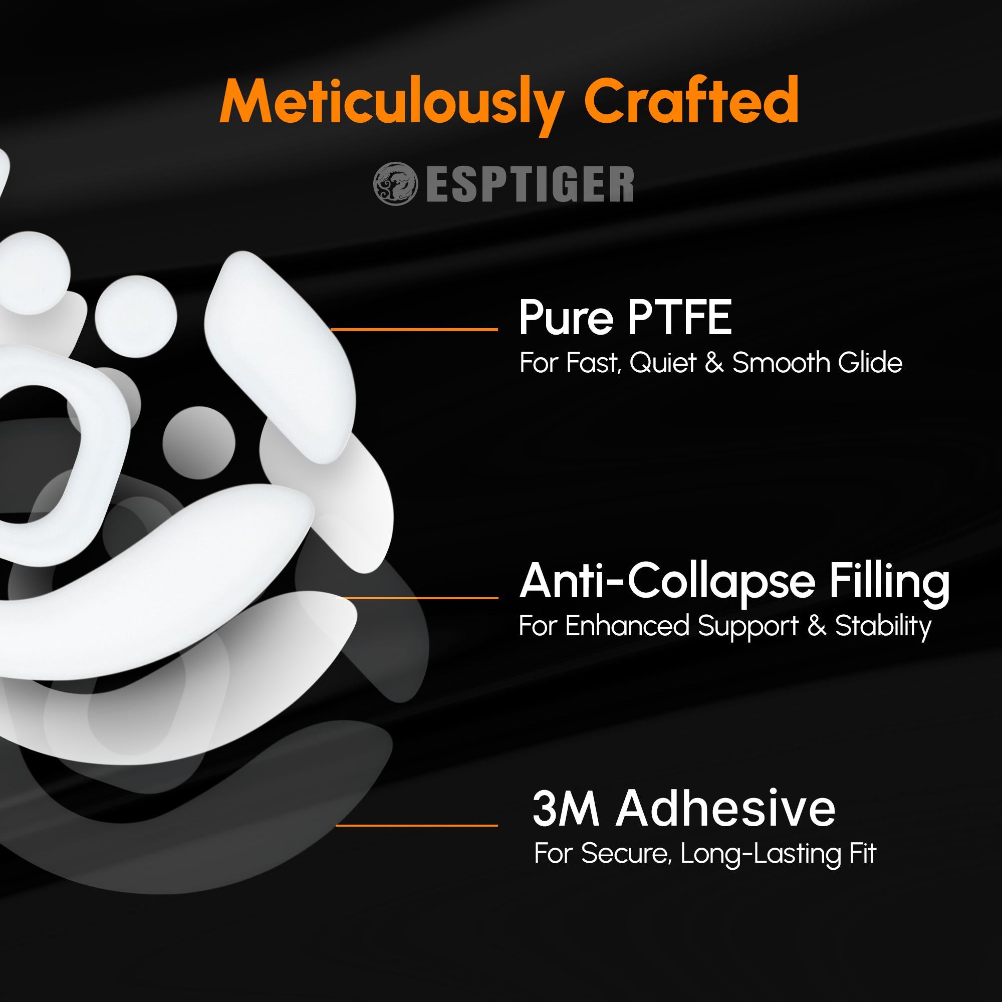 ICE V2 Mouse Skates For Lamzu MAYA