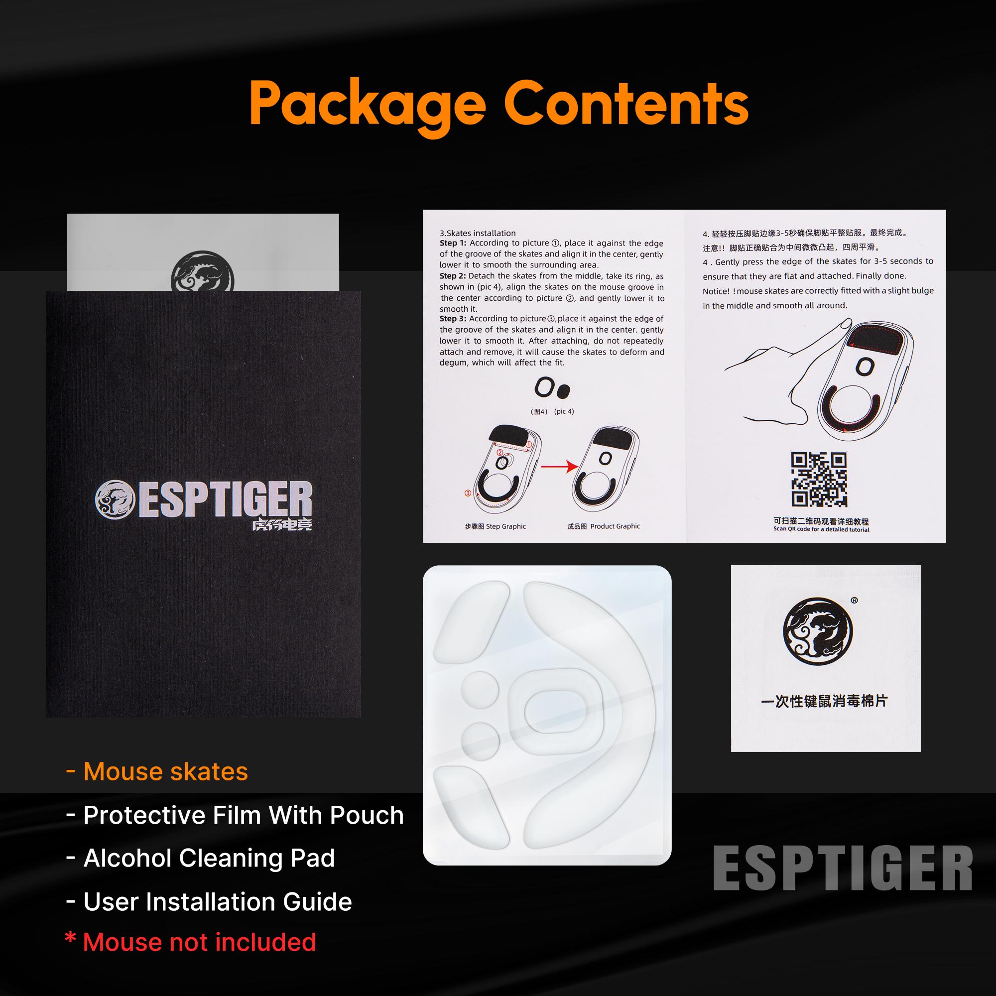 ICE V2 Mouse Skates For Lamzu MAYA