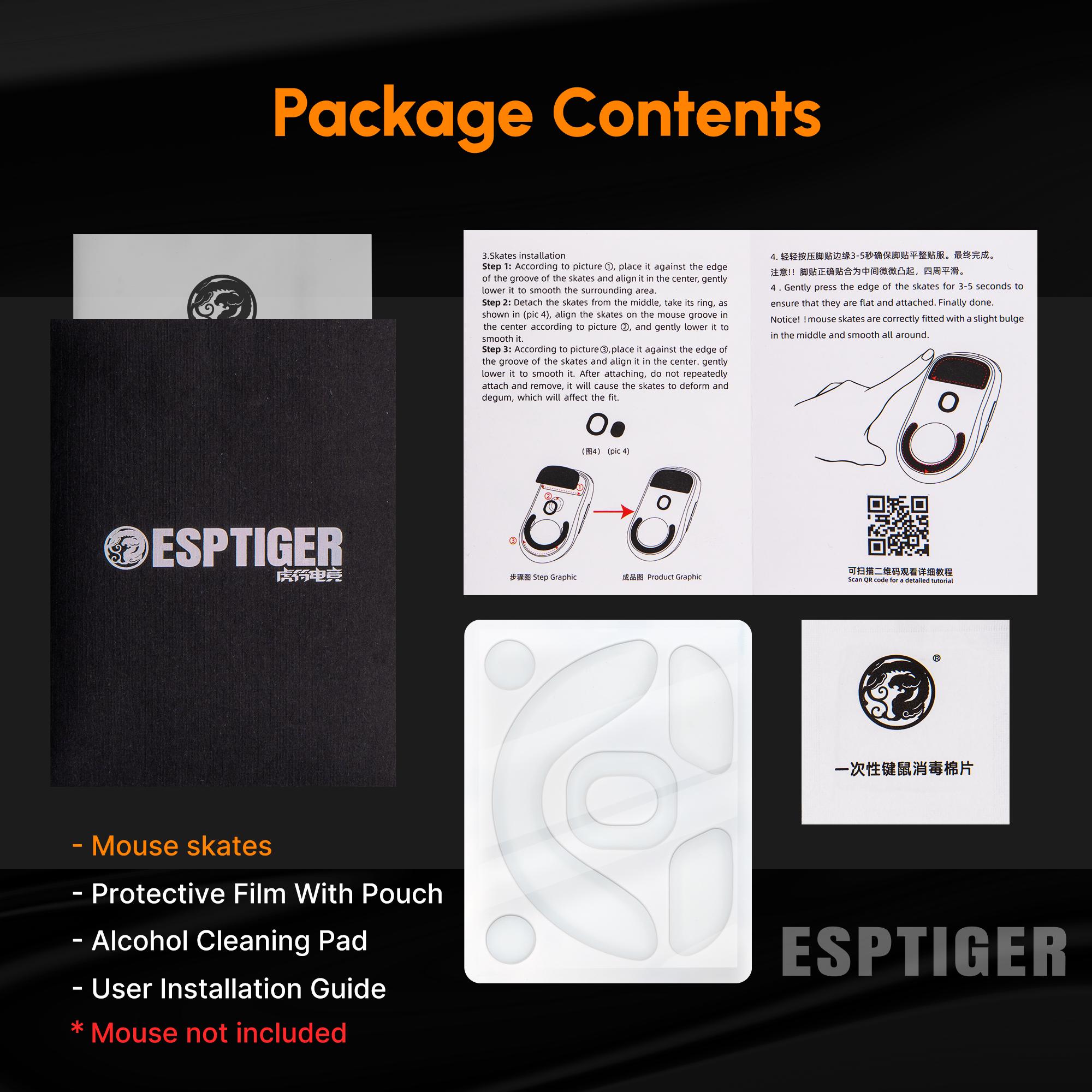 ICE V2 Mouse Skates For Lamzu MAYA X – EspTiger