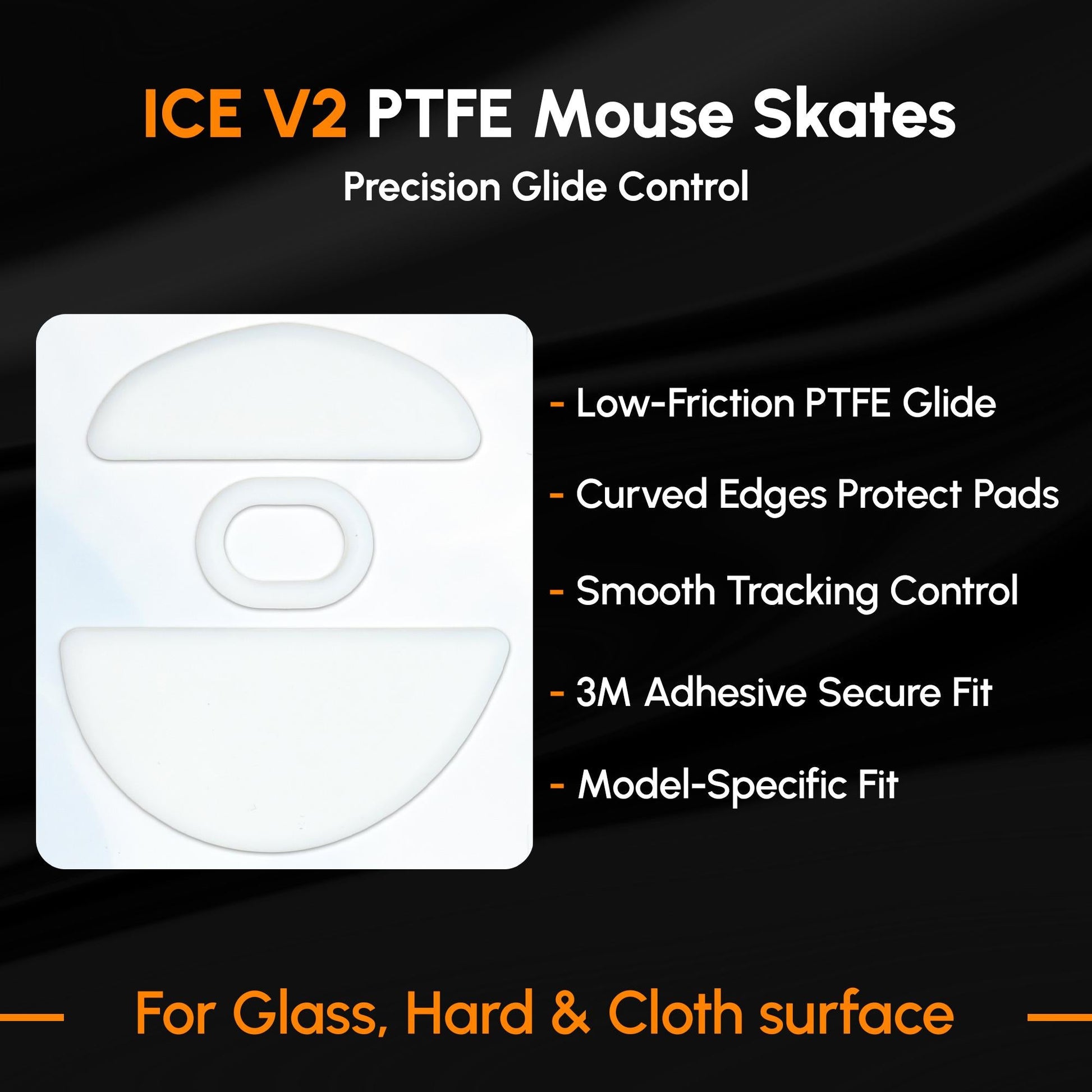 ICE V2 Mouse Skates For Lamzu PARO