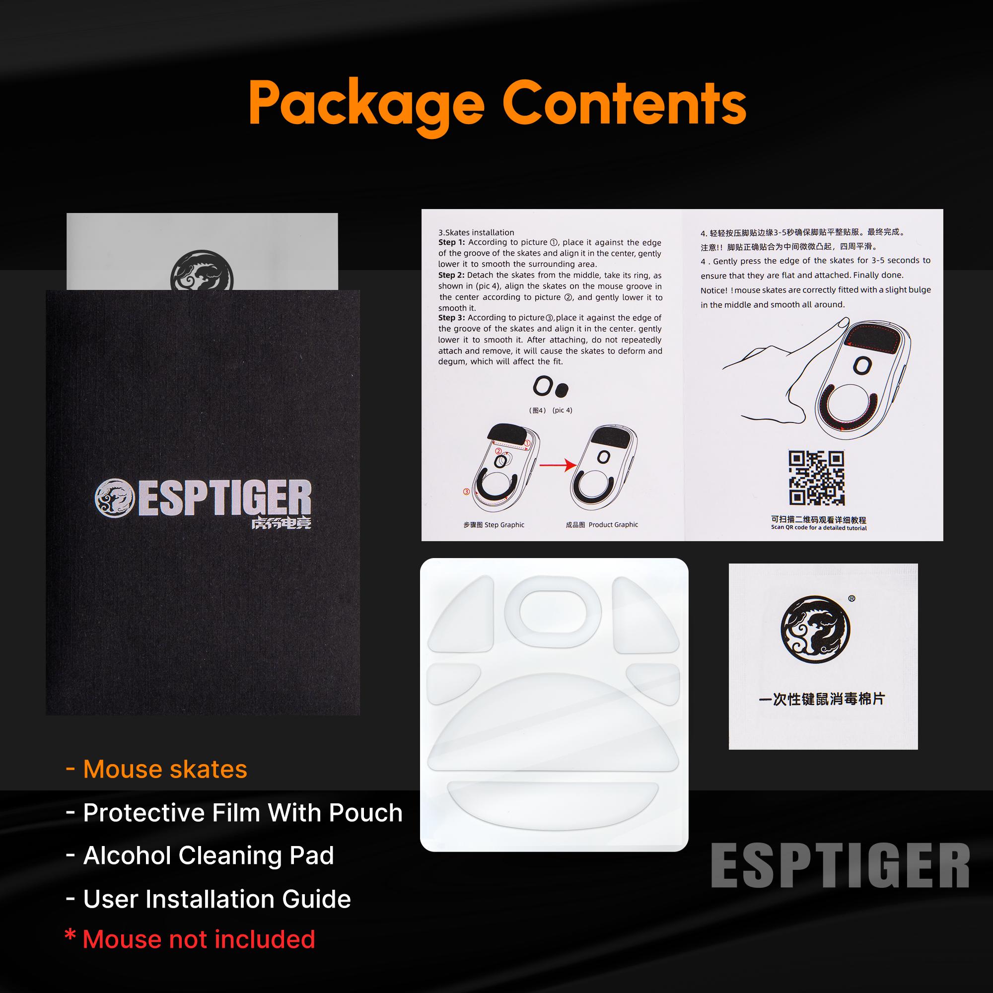 ICE V2 Mouse Skates For Lamzu Atlantis