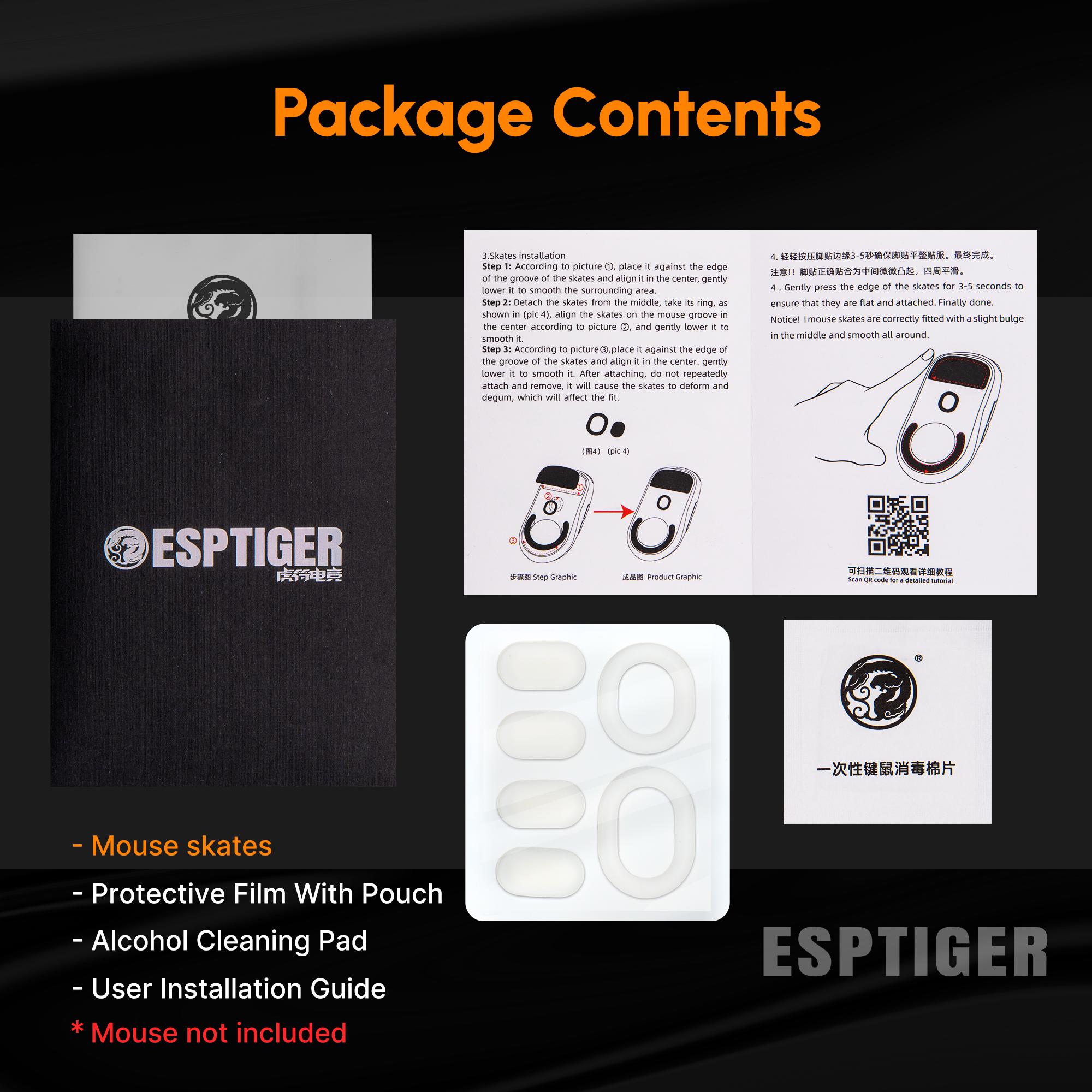 ICE V2 Mouse Skates For Logitech G102/G PRO