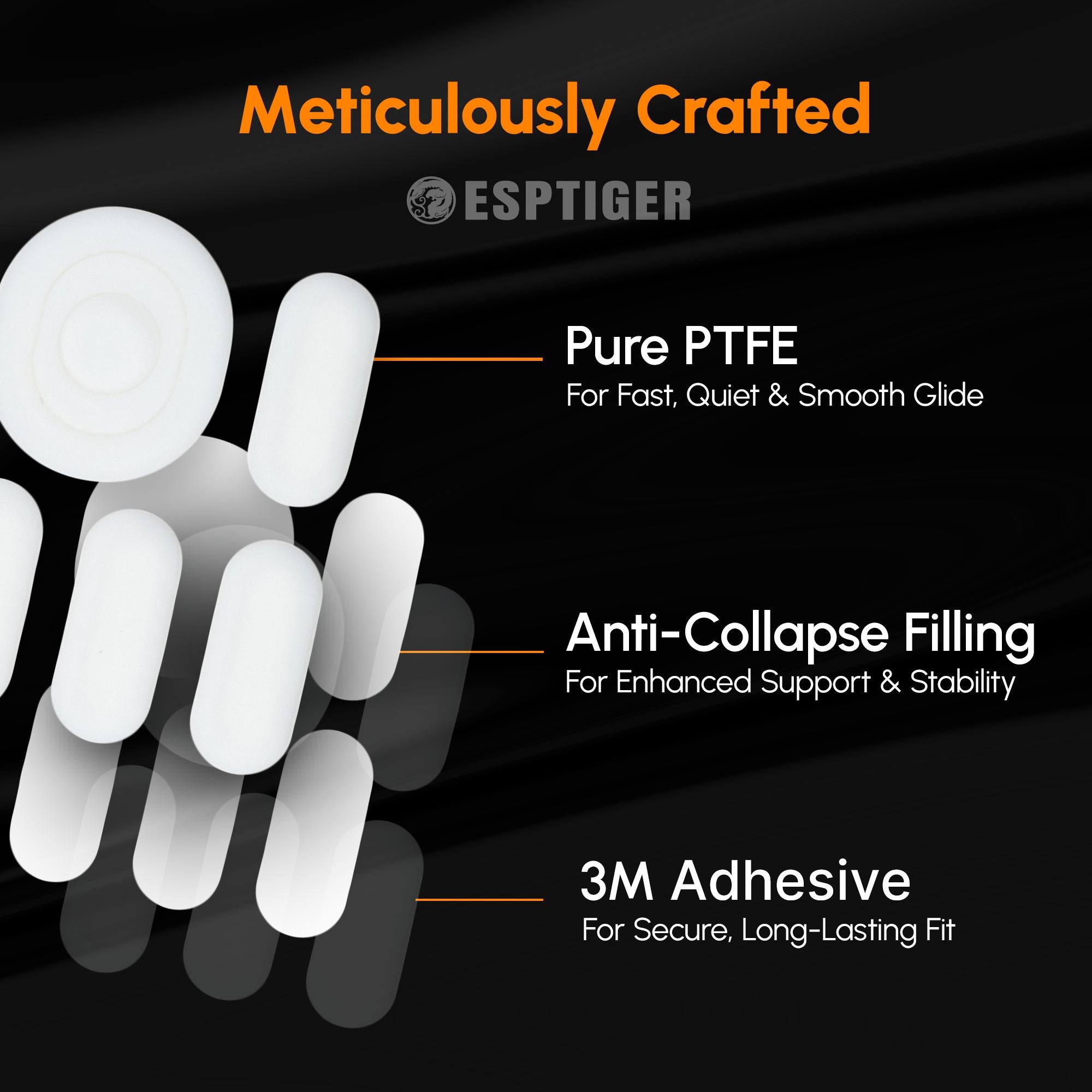 ICE V2 Mouse Skates For Logitech G304 - 305