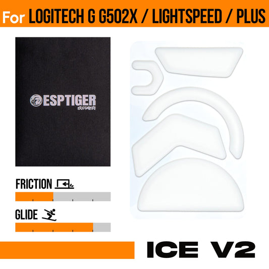 ICE V2 Mouse Skates For Logitech G502 X Wireless Plus