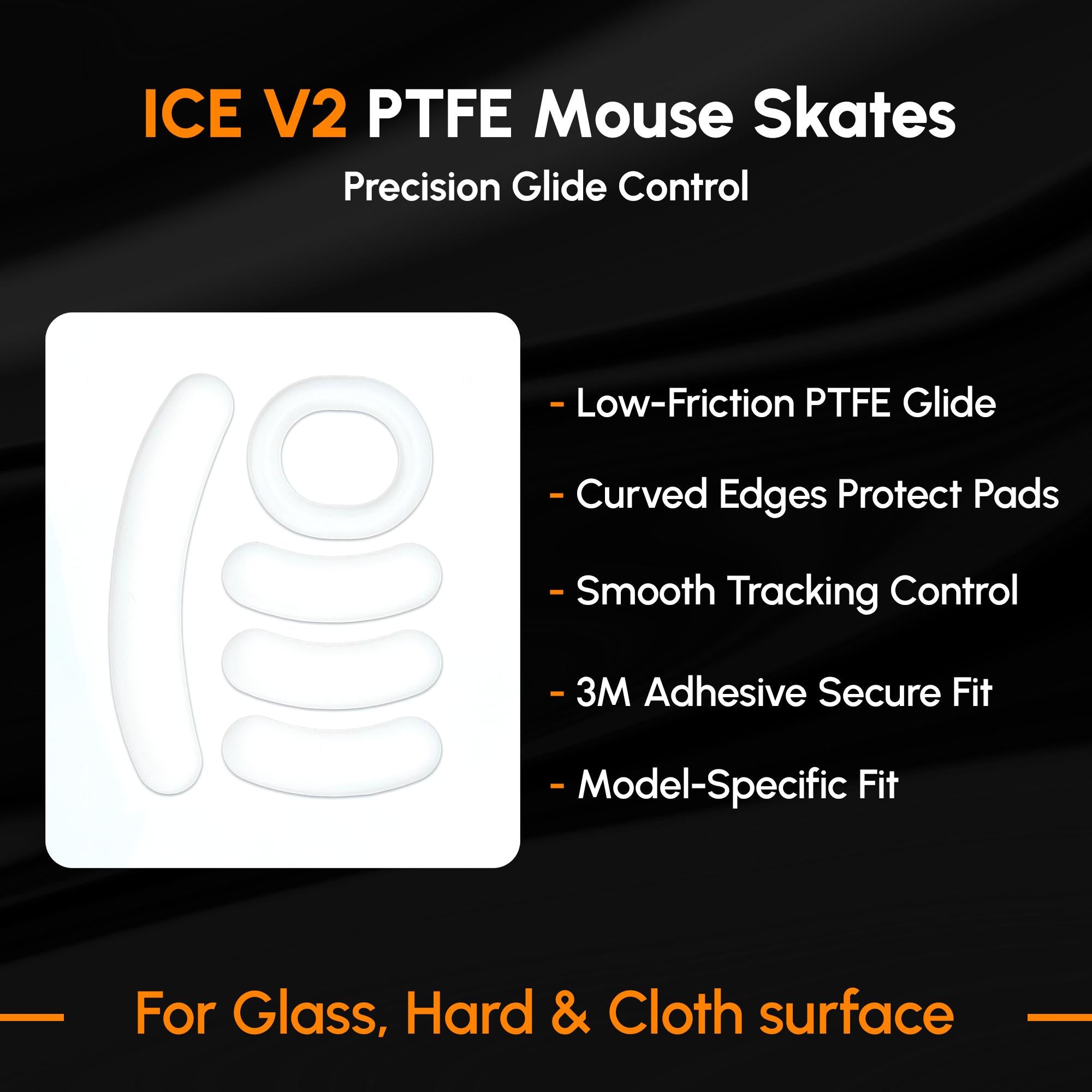 ICE V2 Mouse Skates For Logitech G-PRO Wireless