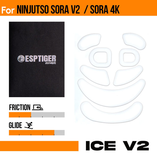 ICE V2 Mouse Skates For Ninjutso Sora V2 | 4K