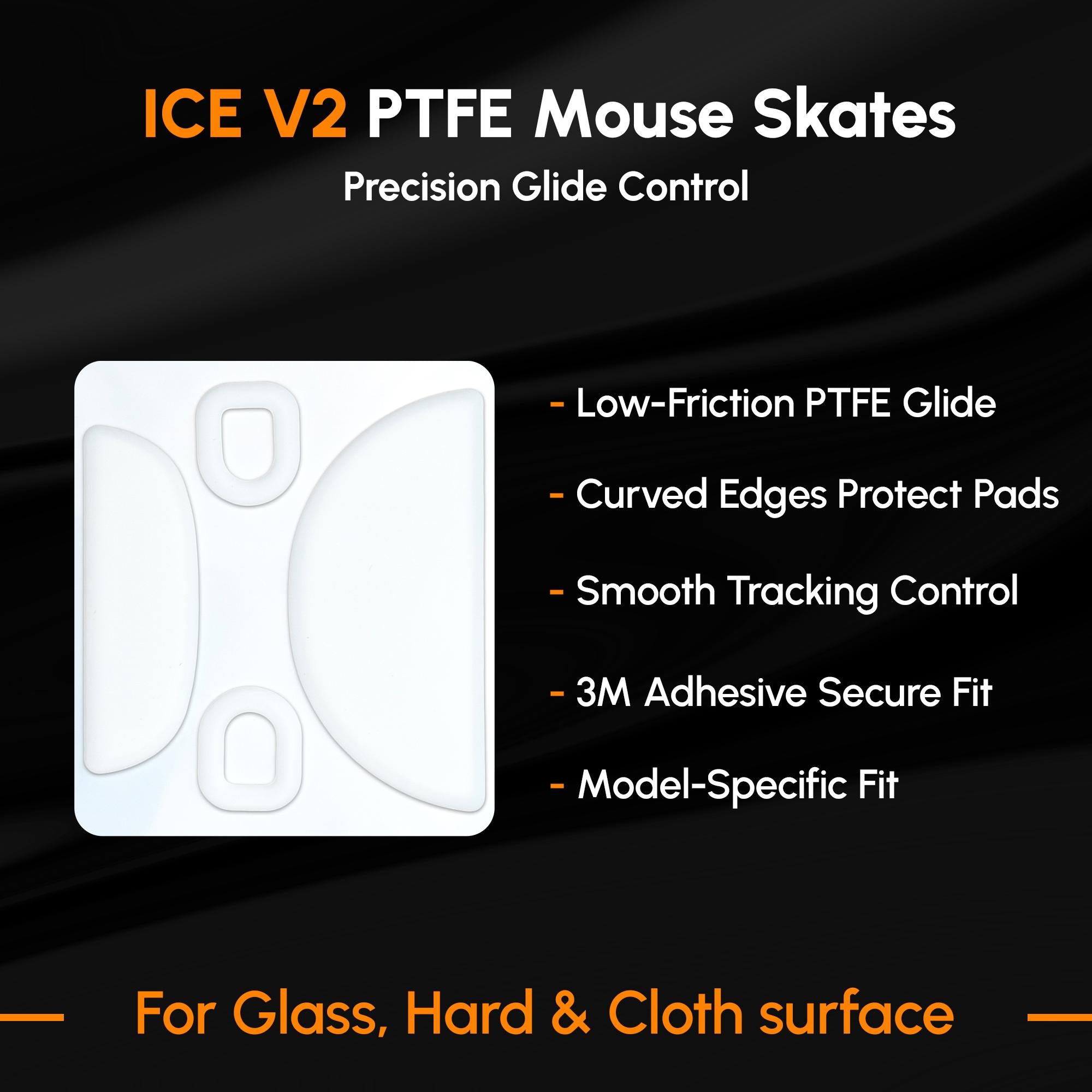 ICE V2 Mouse Skates For Pulsar TenZ Edition