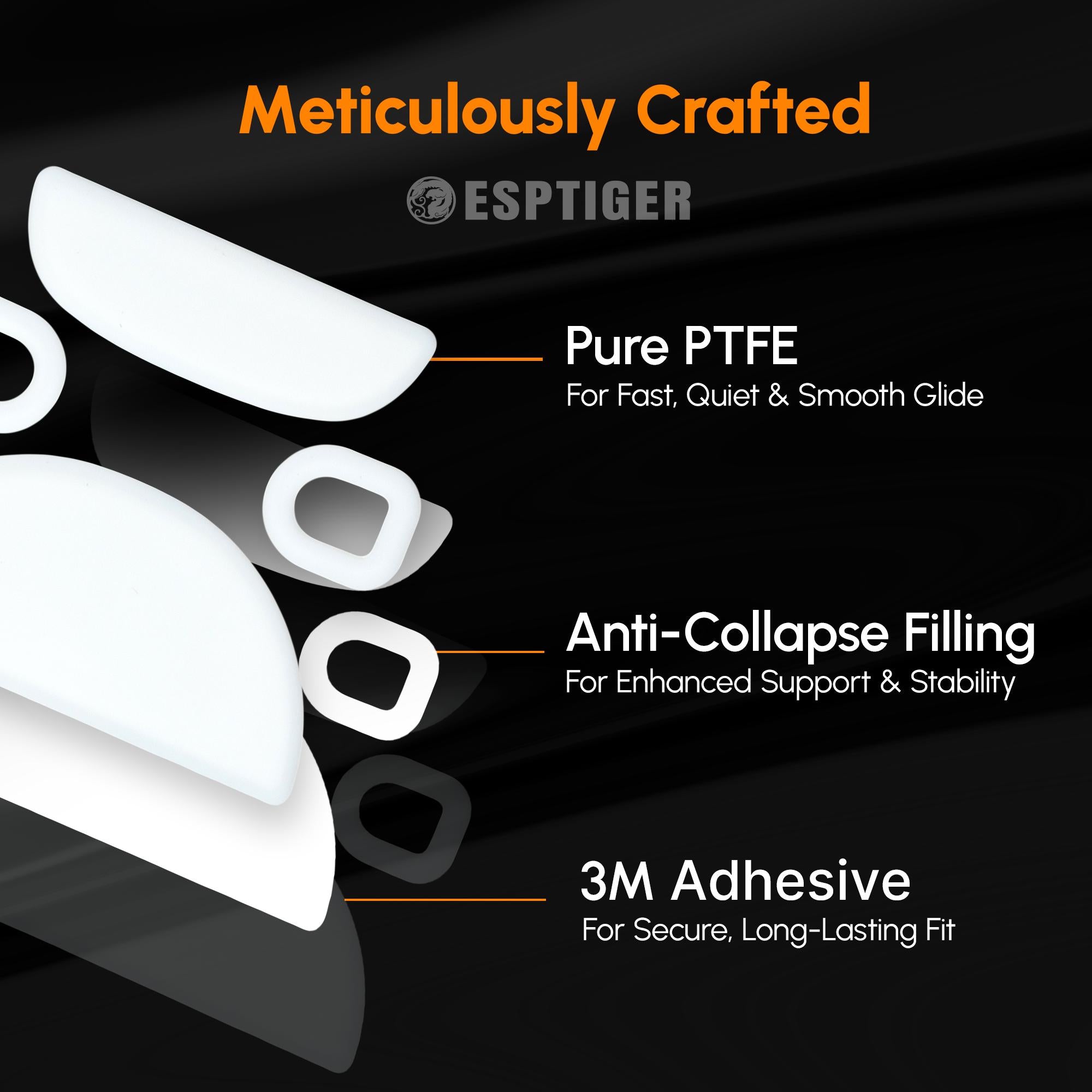 ICE V2 Mouse Skates For Pulsar TenZ Edition