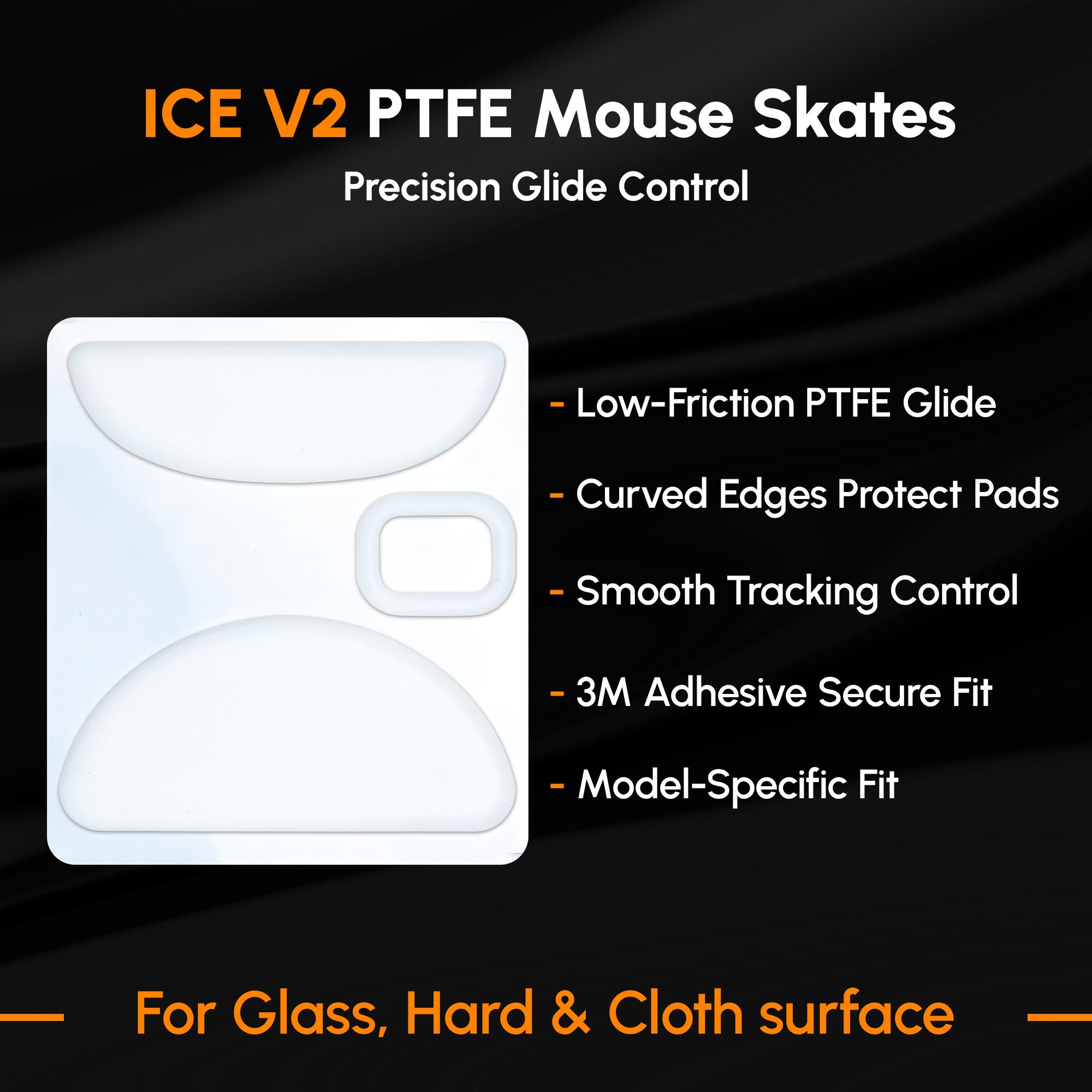 ICE V2 Mouse Skates For Pulsar X2 CrazyLight