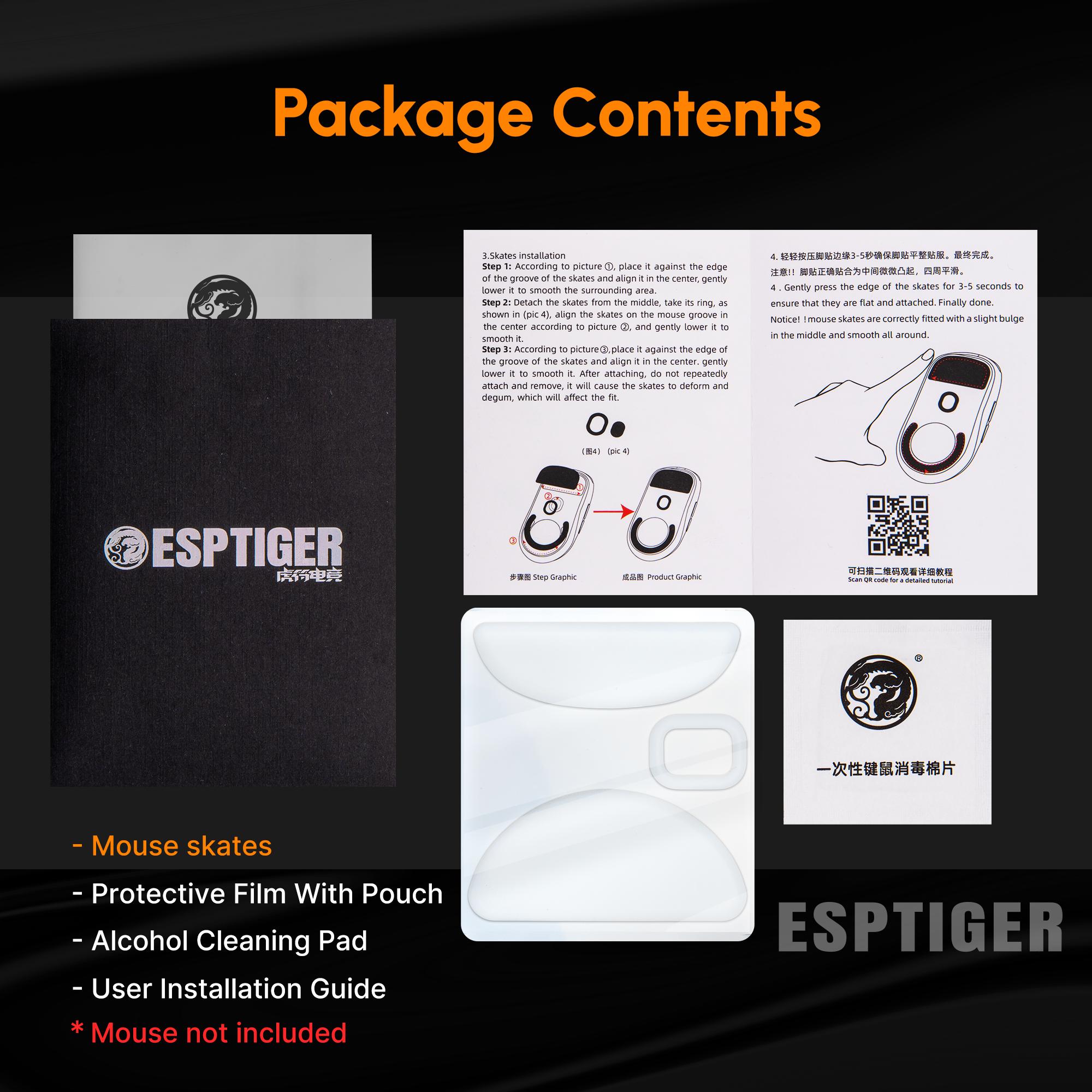 ICE V2 Mouse Skates For Pulsar X2 CrazyLight