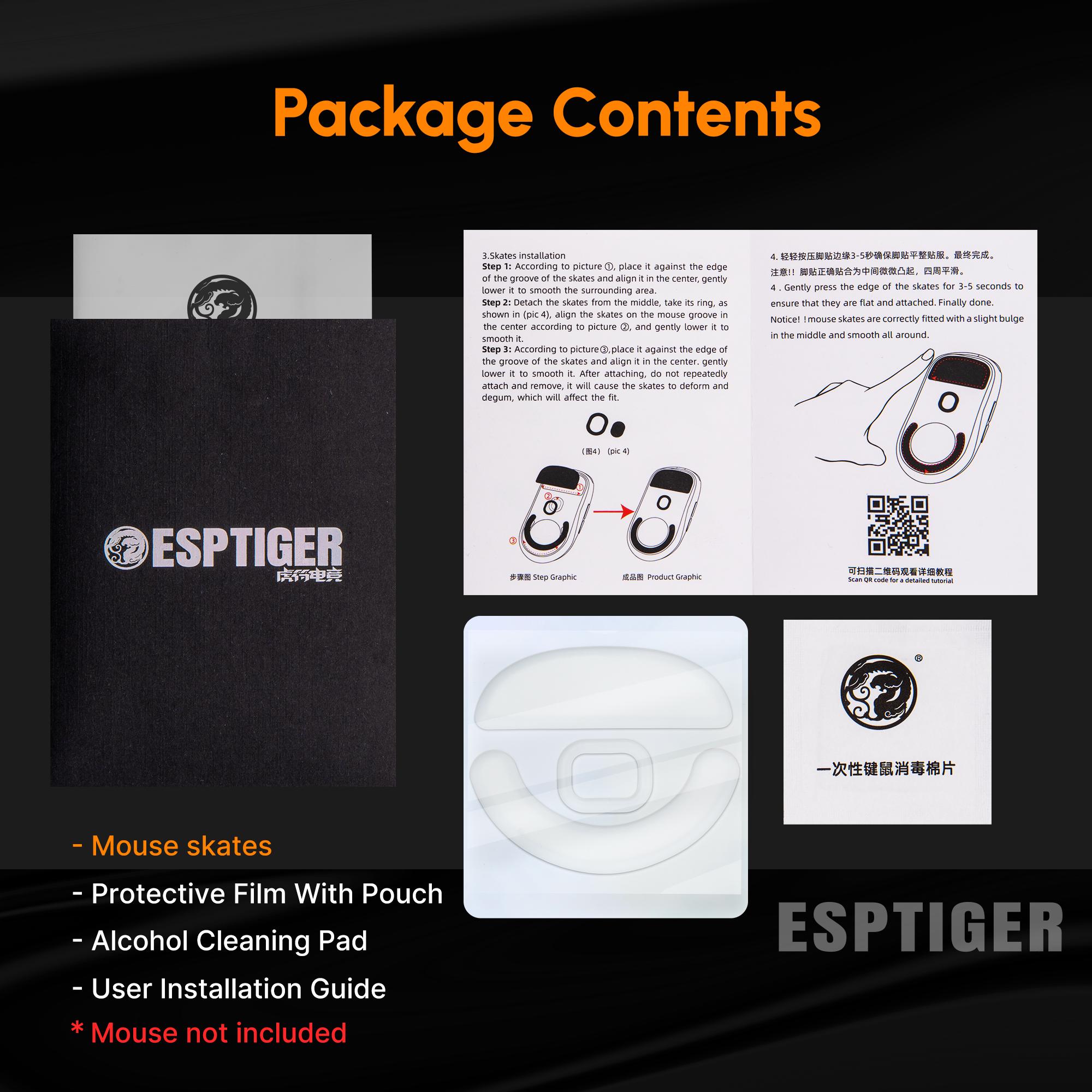 ICE V2 Mouse Skates For Pulsar X2 Wireless - X2 Mini