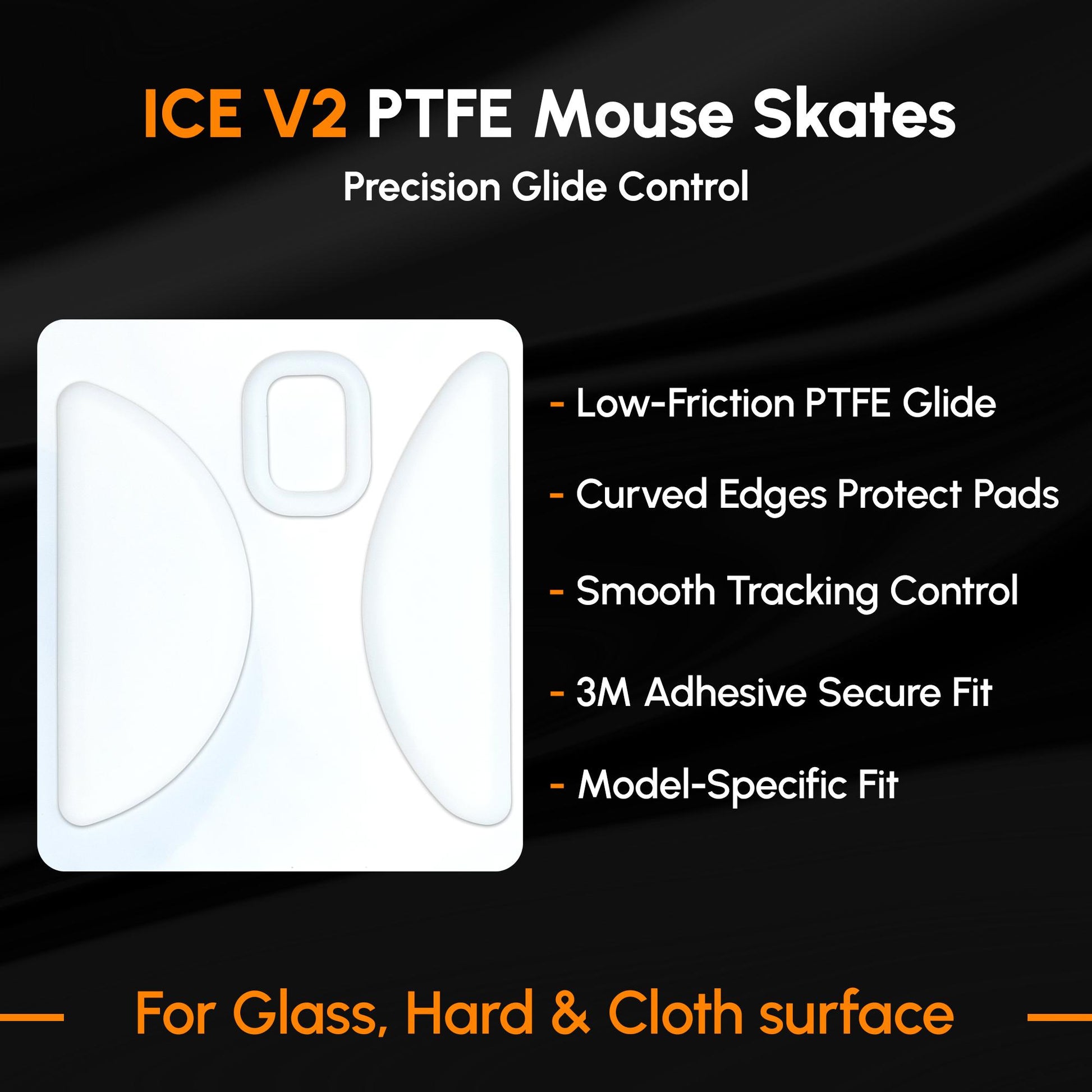ICE V2 Mouse Skates For Pulsar X3 / X3 Mini