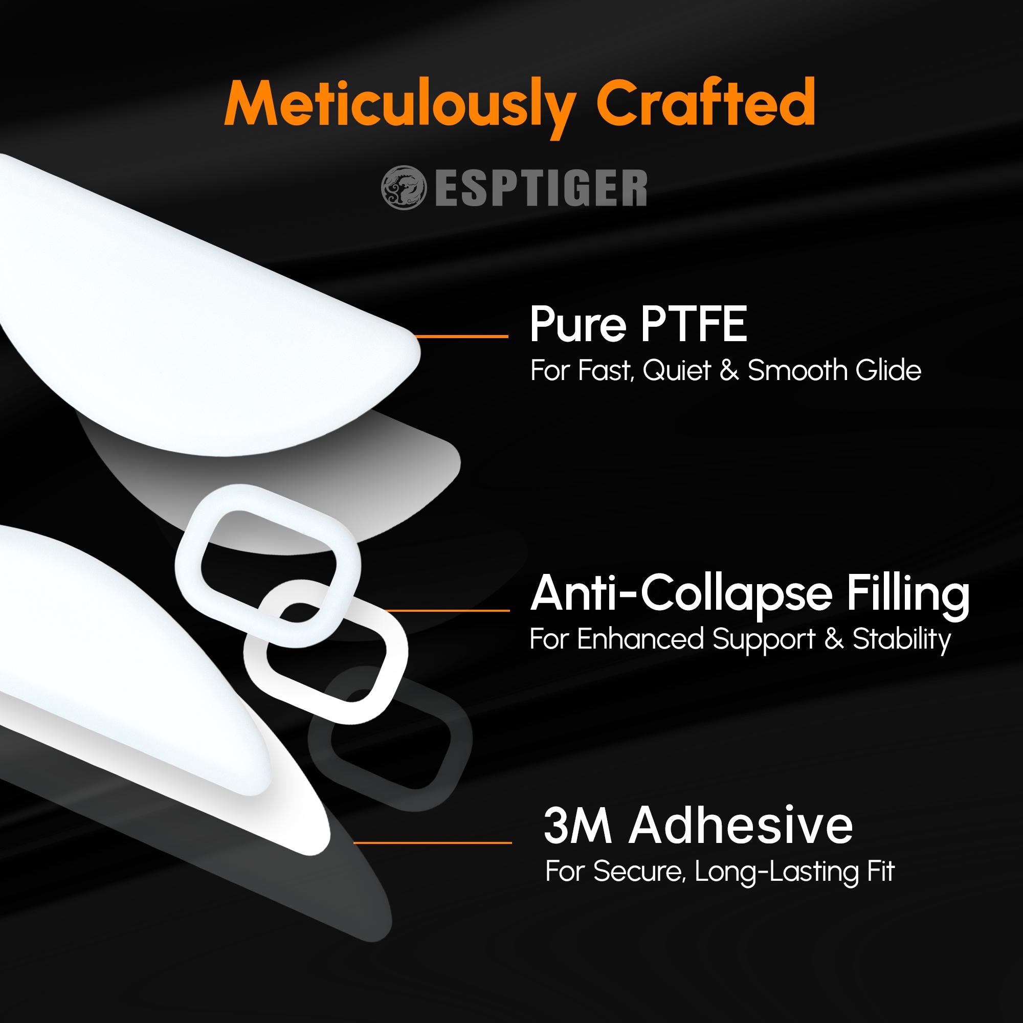 ICE V2 Mouse Skates For Pulsar X3 / X3 Mini