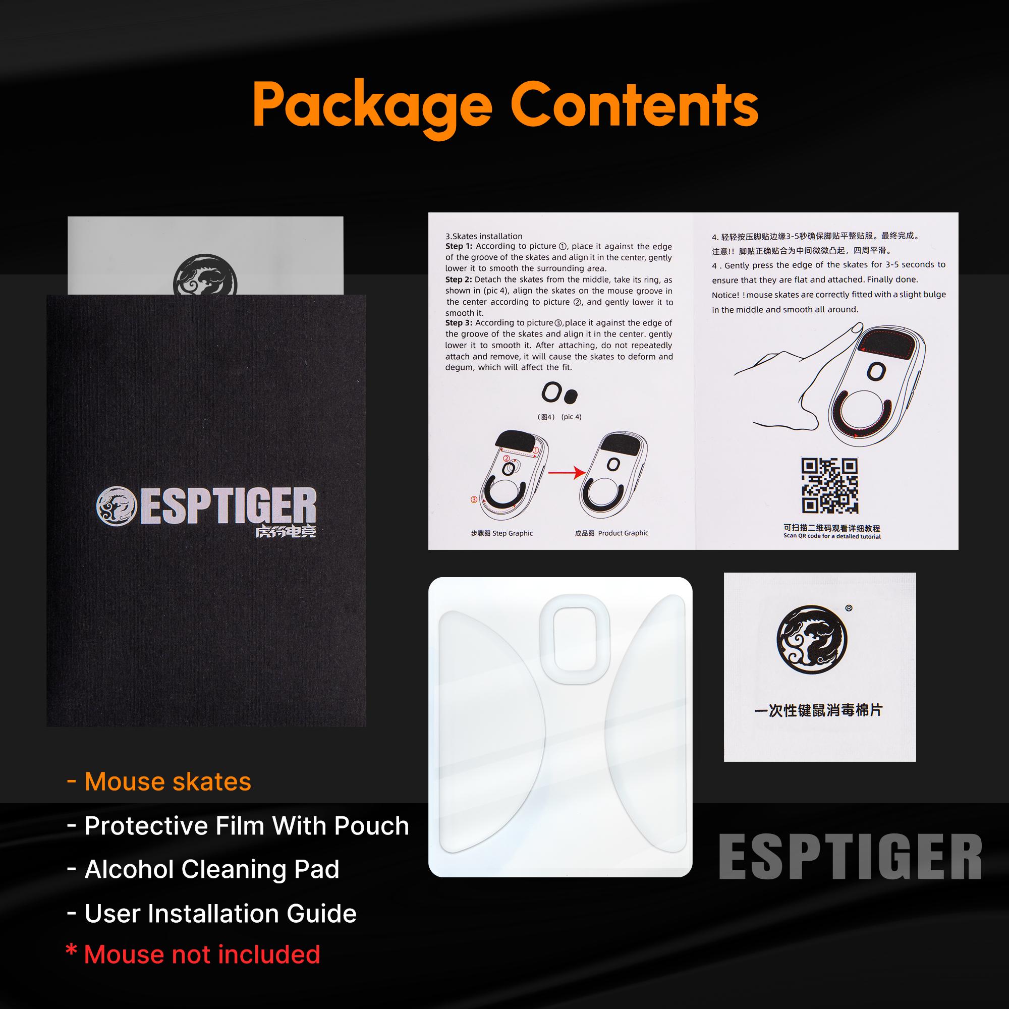 ICE V2 Mouse Skates For Pulsar X3 / X3 Mini