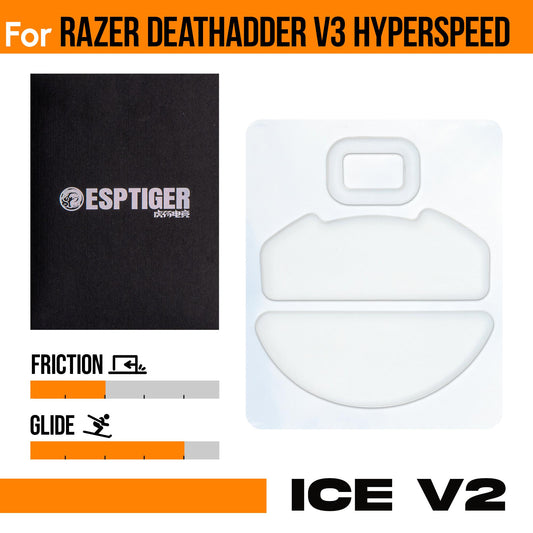 Esptiger ICE V2 Mouse Skates For Razer DeathAdder V3 HyperSpeed