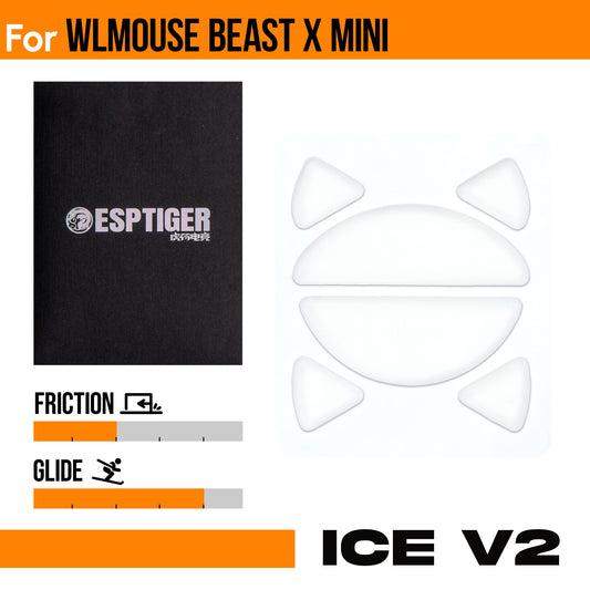 ICE V2 Mouse Skates For WLmouse Beast x Mini