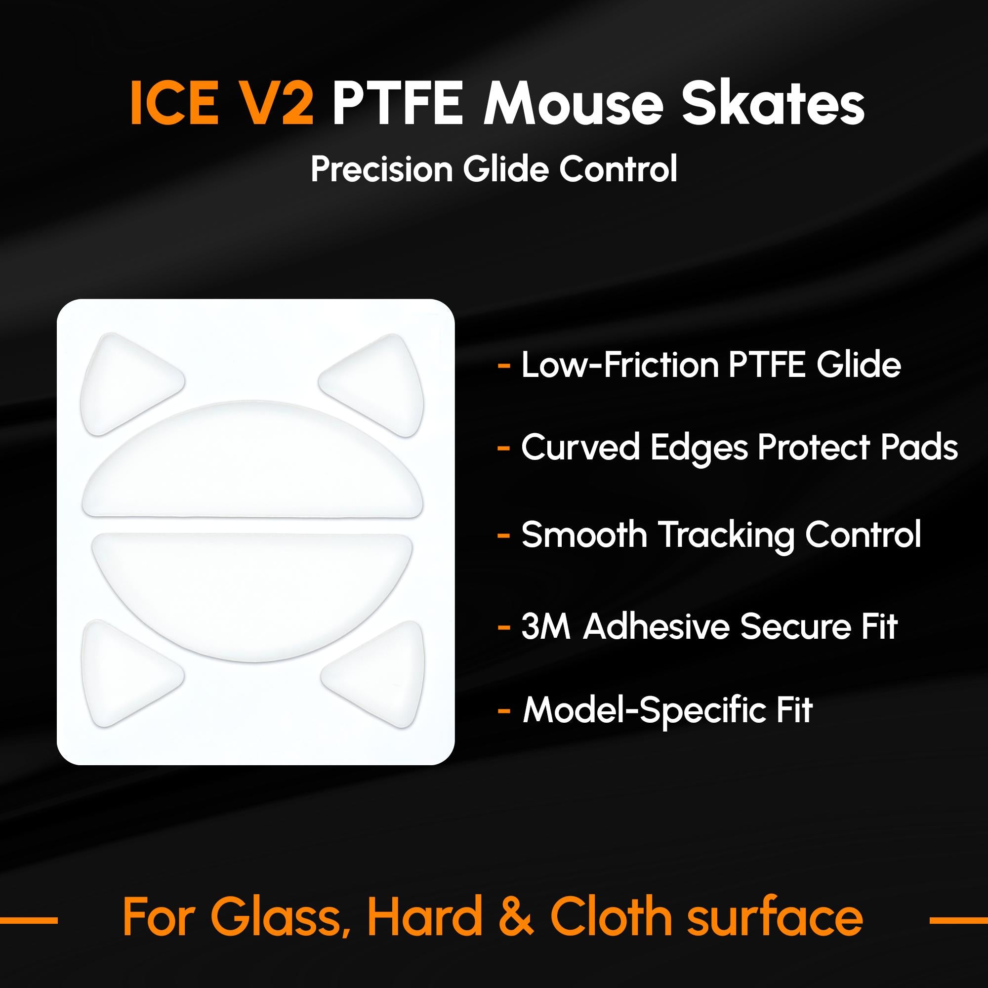 ICE V2 Mouse Skates For WLmouse Beast x MAX