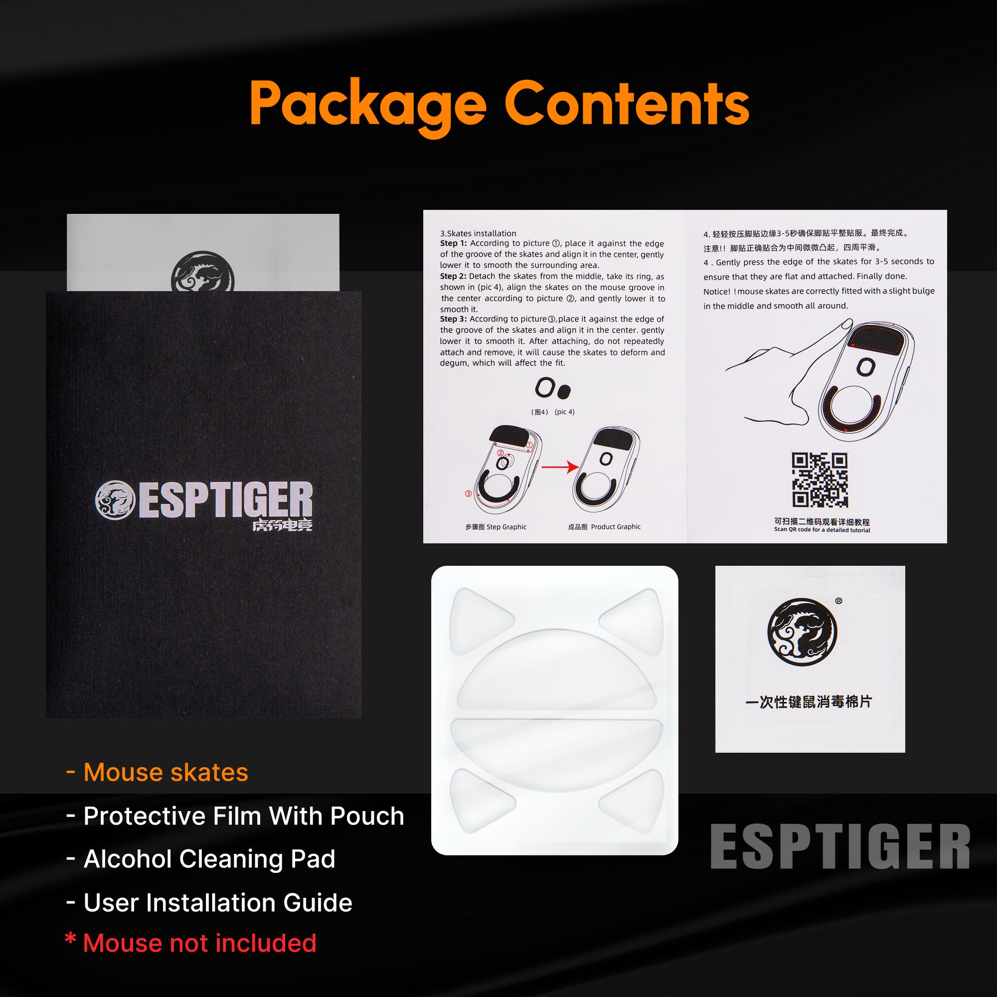 ICE V2 Mouse Skates For WLmouse Beast x MAX