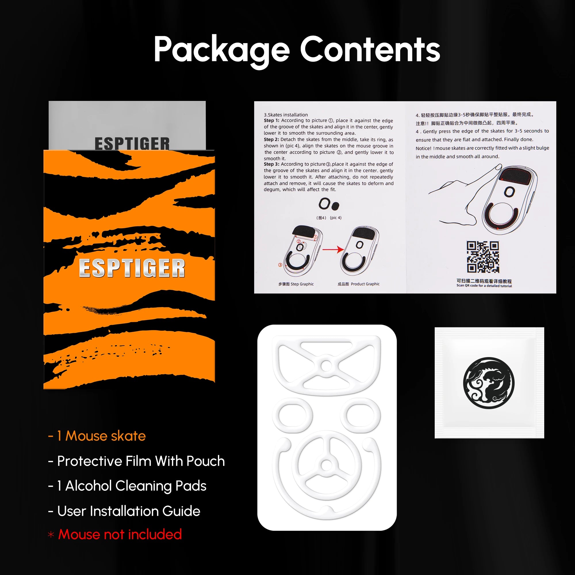 KRYOS Mouse Skates For Logitech G PRO X Superlight