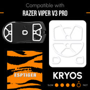 KRYOS · Mouse Skates — For Razer Viper V3 Pro