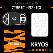 KRYOS · Mouse Skates — For Zowie EC1 - EC2 - EC3
