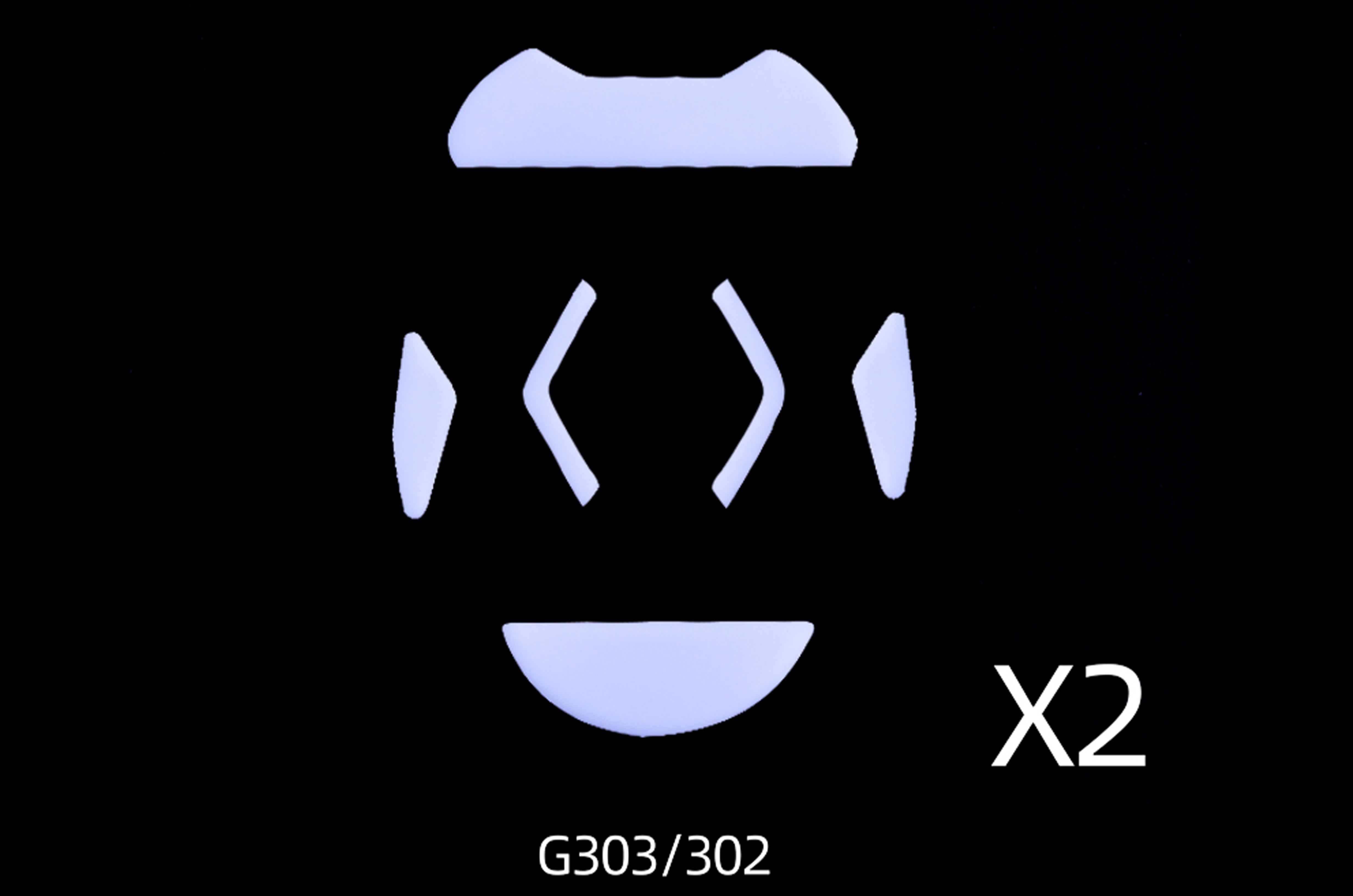 Arc 1 PTFE Skates | Logitech G302 / G303