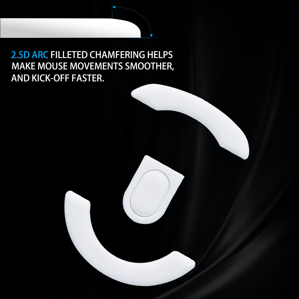 ICE Mouse Skates For Xtrfy M42