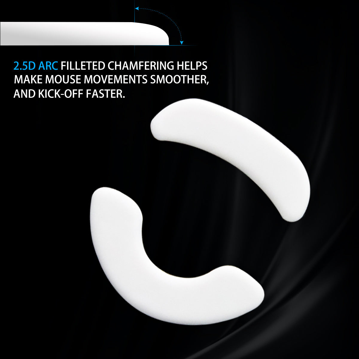 ICE Mouse Skates For Endgame Gear XM1 RGB