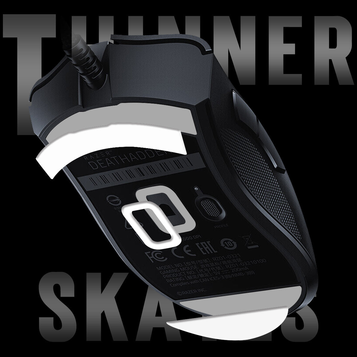 ICE Mouse Skates For Razer DeathAdder V2